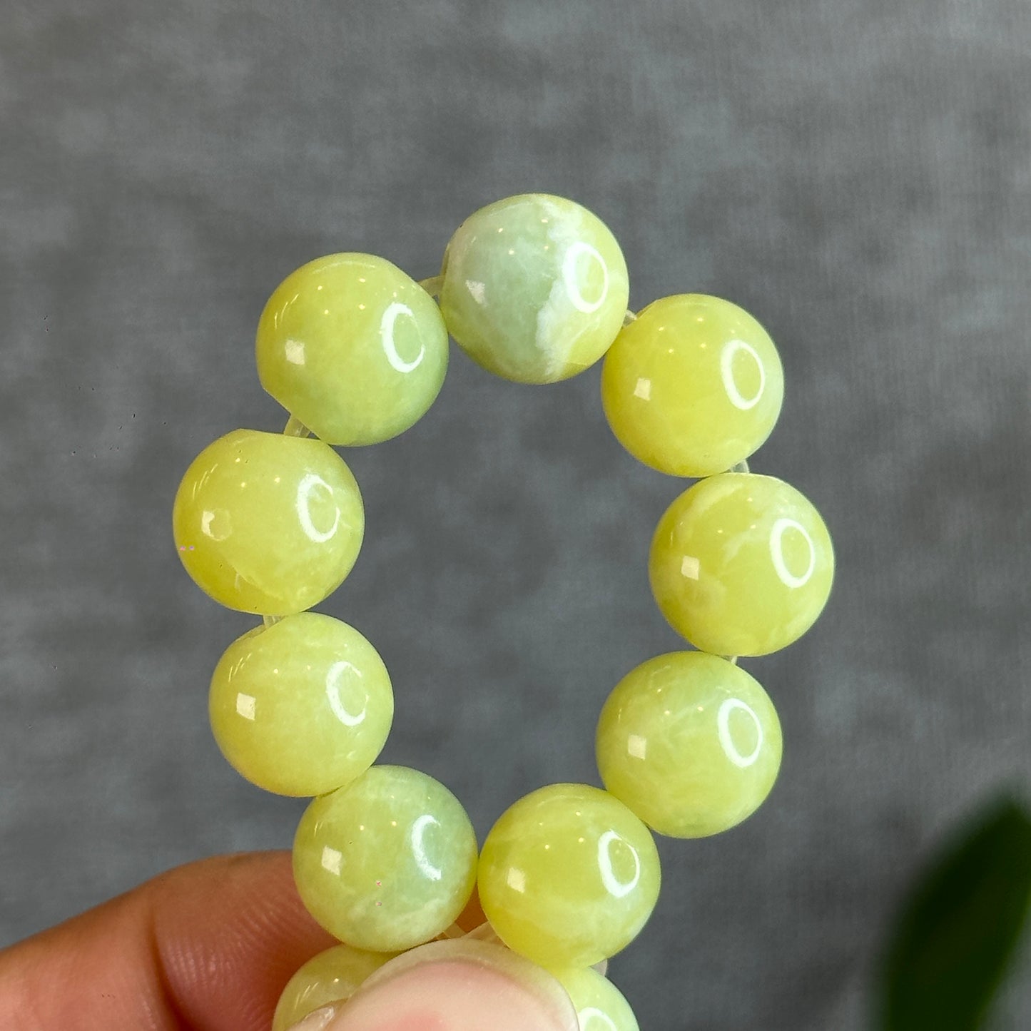 Natural Serpentine Bracelet Size 10 mm