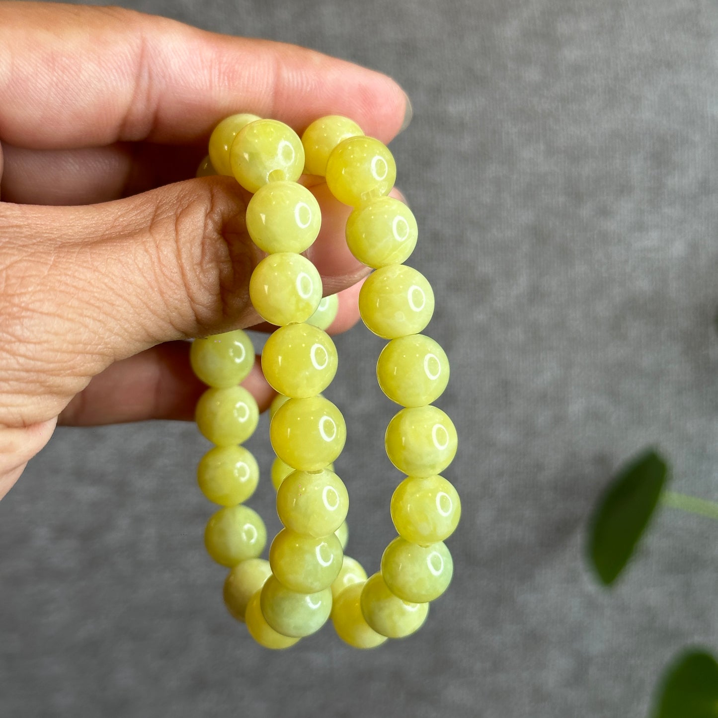 Natural Serpentine Bracelet Size 10 mm