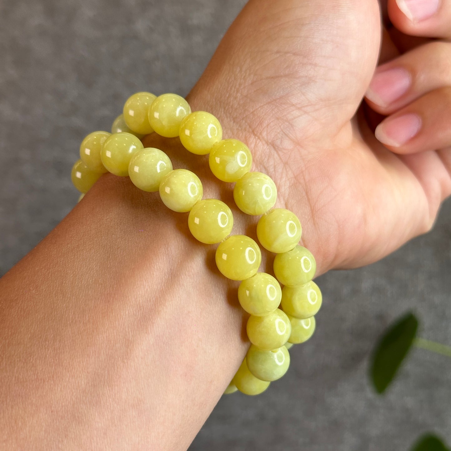 Natural Serpentine Bracelet Size 10 mm
