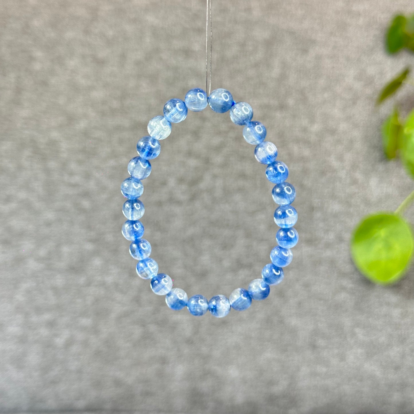 Natural Kyanite Bracelet Size 7 mm