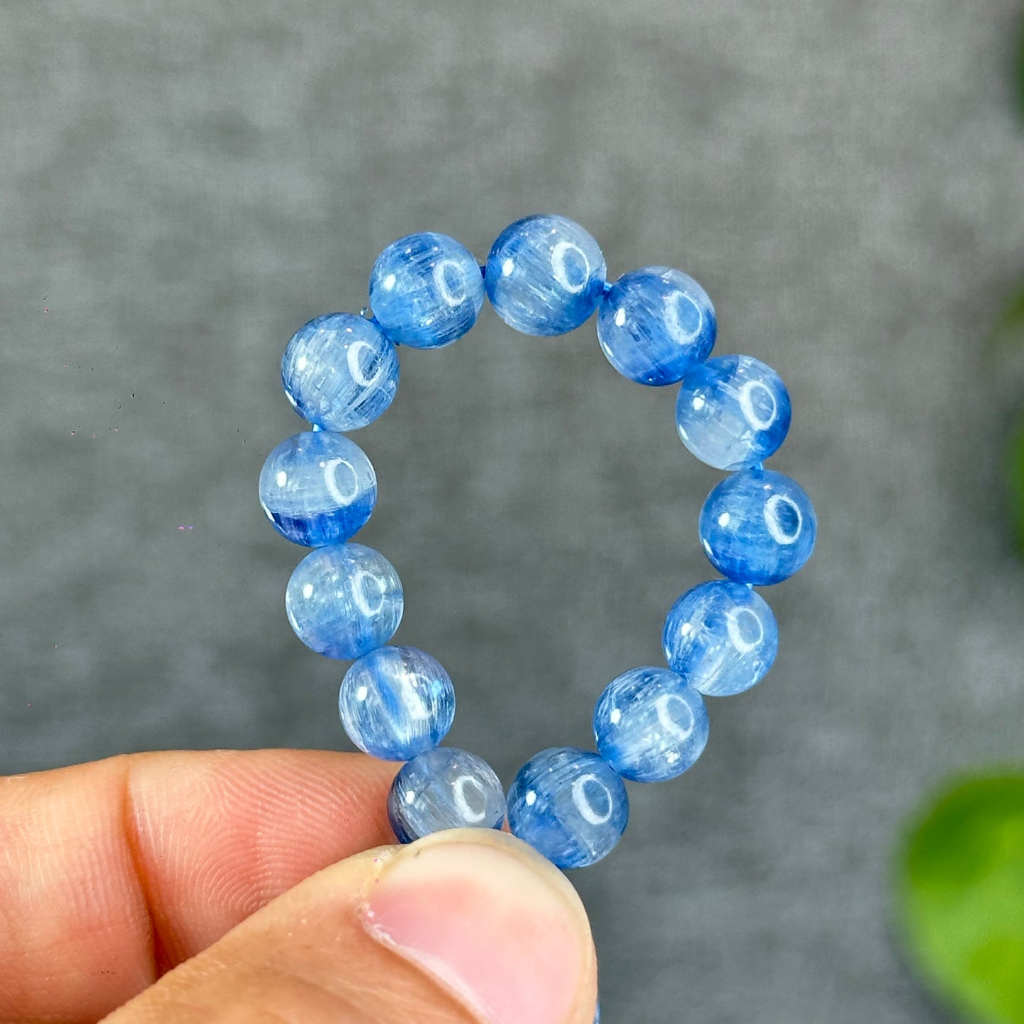 Natural Kyanite Bracelet Size 7 mm