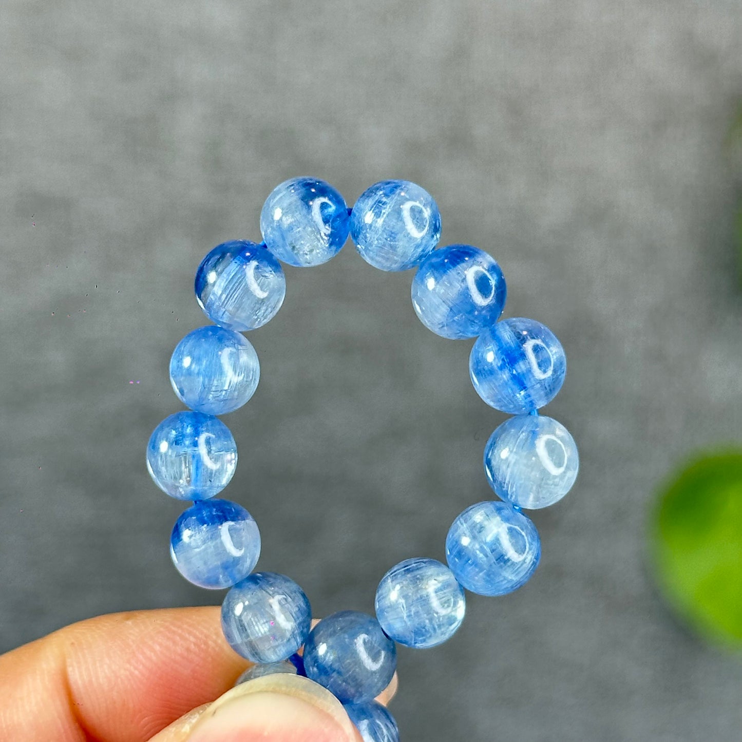 Natural Kyanite Bracelet Size 7 mm