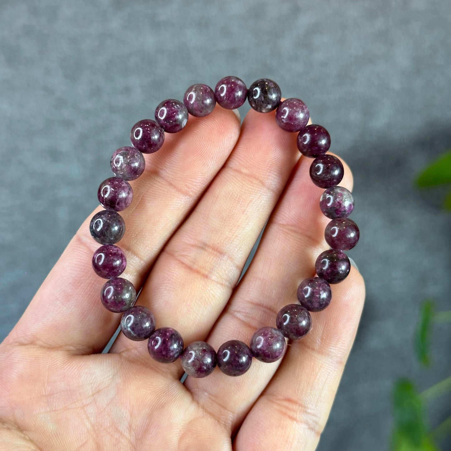 Natural Eudialyte Bracelet Size 8 mm