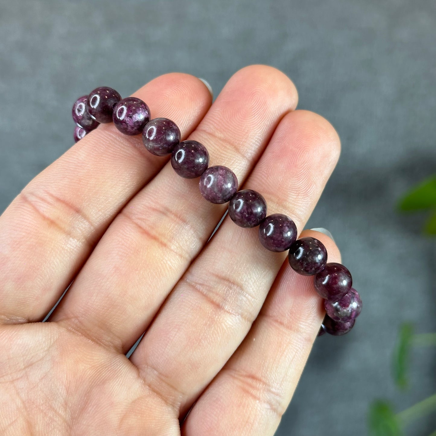 Natural Eudialyte Bracelet Size 8 mm