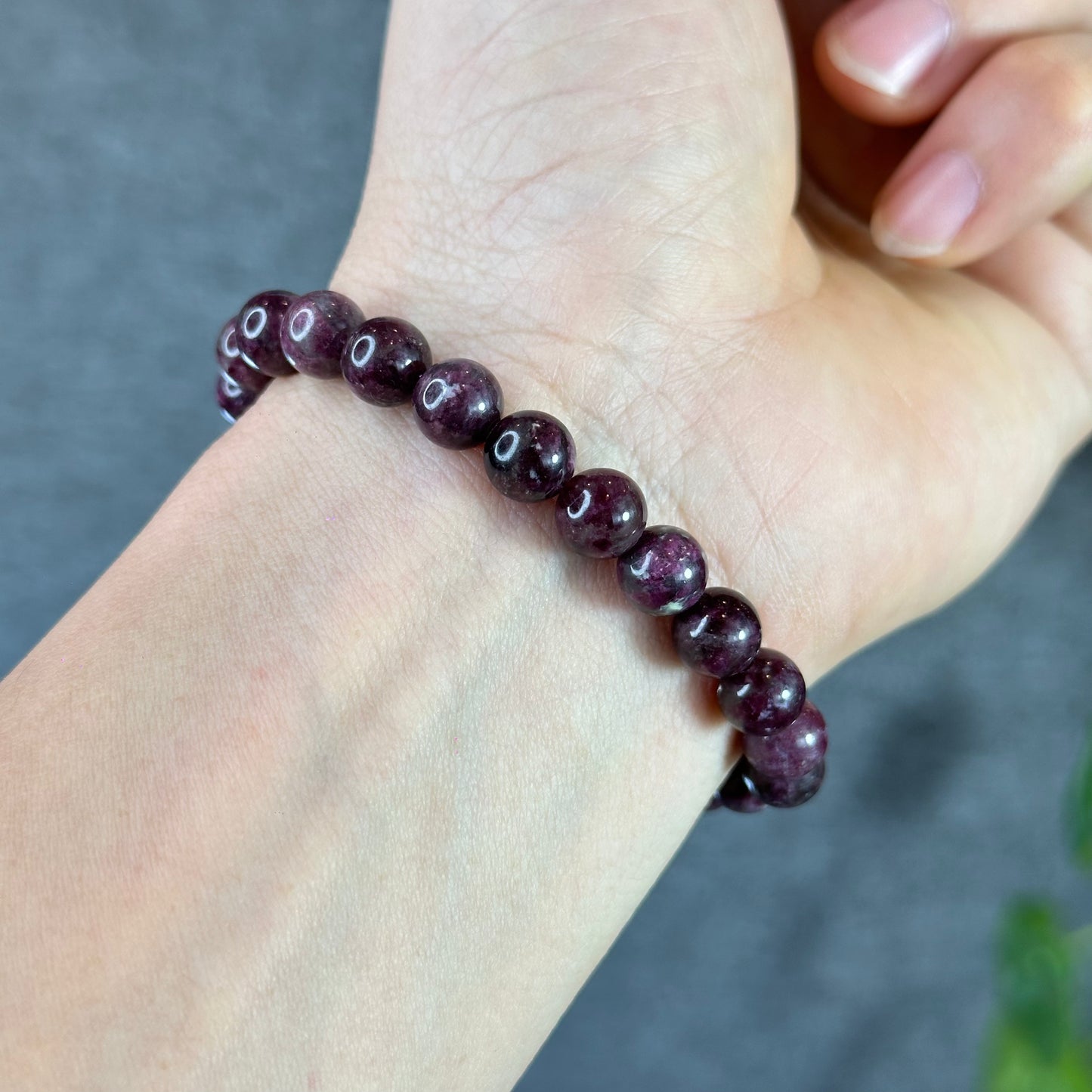 Natural Eudialyte Bracelet Size 8 mm