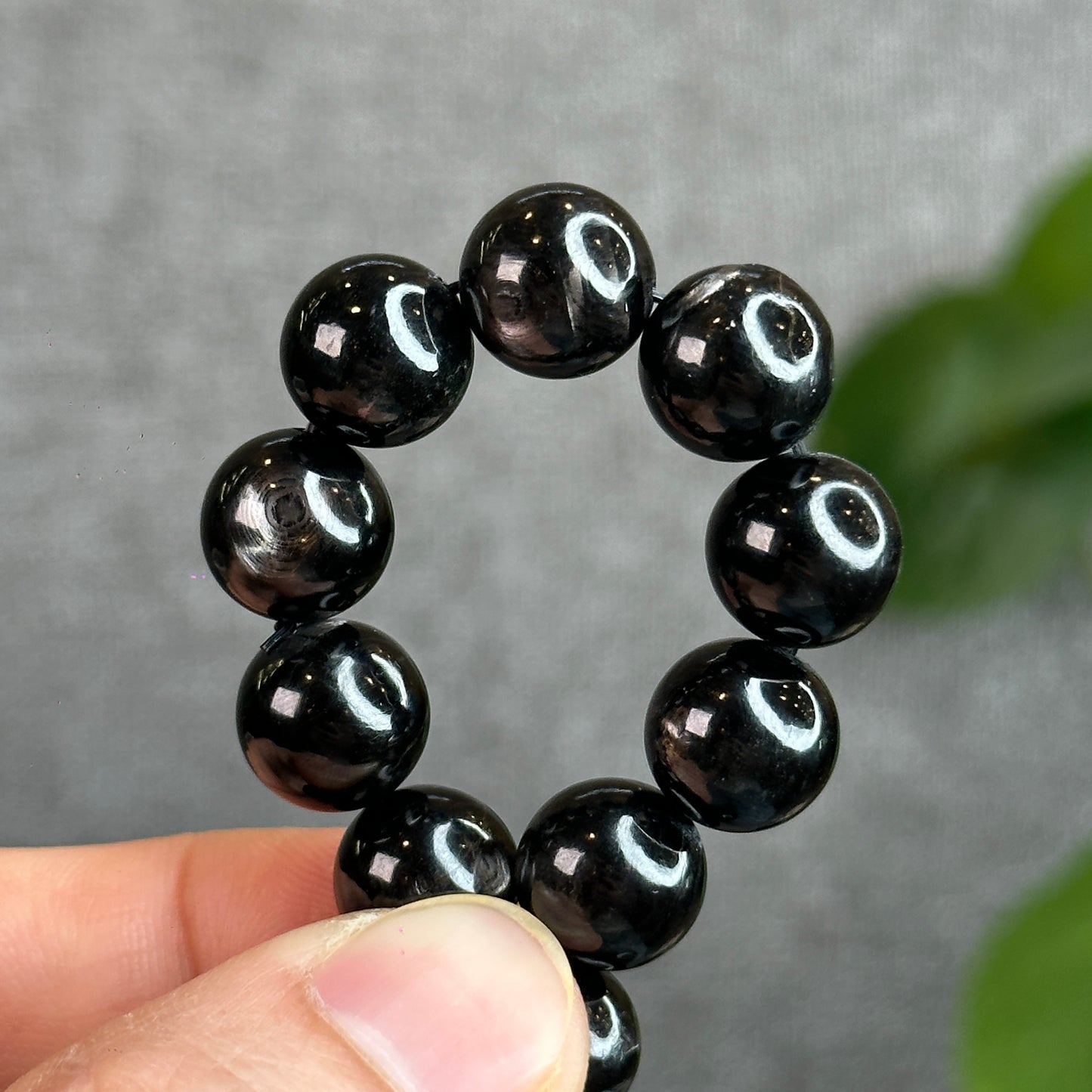 Natural Hypersthene Bracelet Size 10 mm