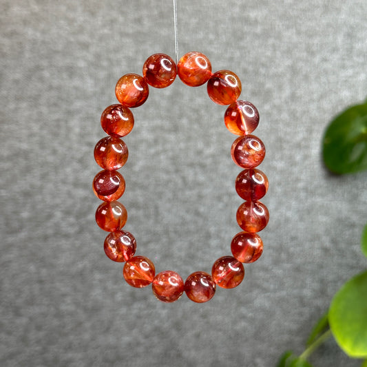 Natural Fire Quartz Bracelet Size 12 mm