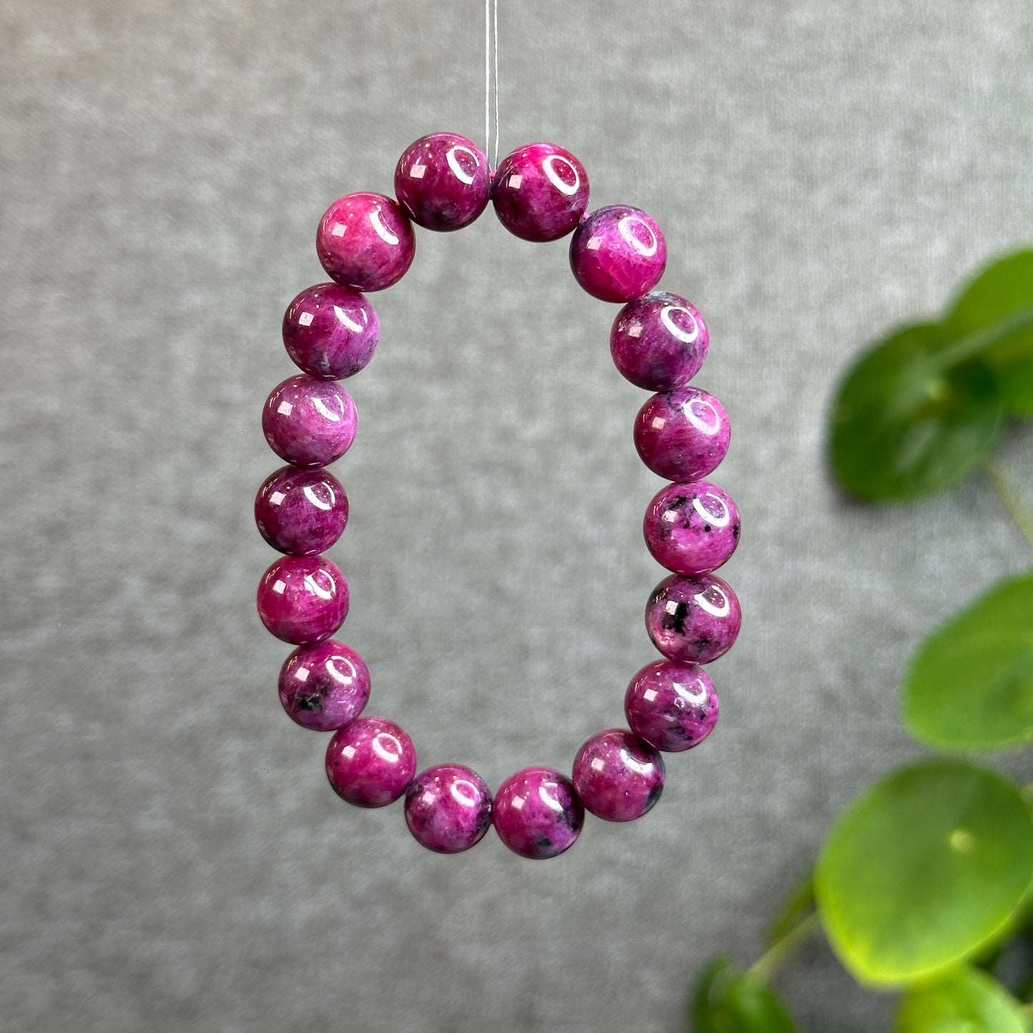 Natural Star Ruby Bracelet Size 11-11.5 mm