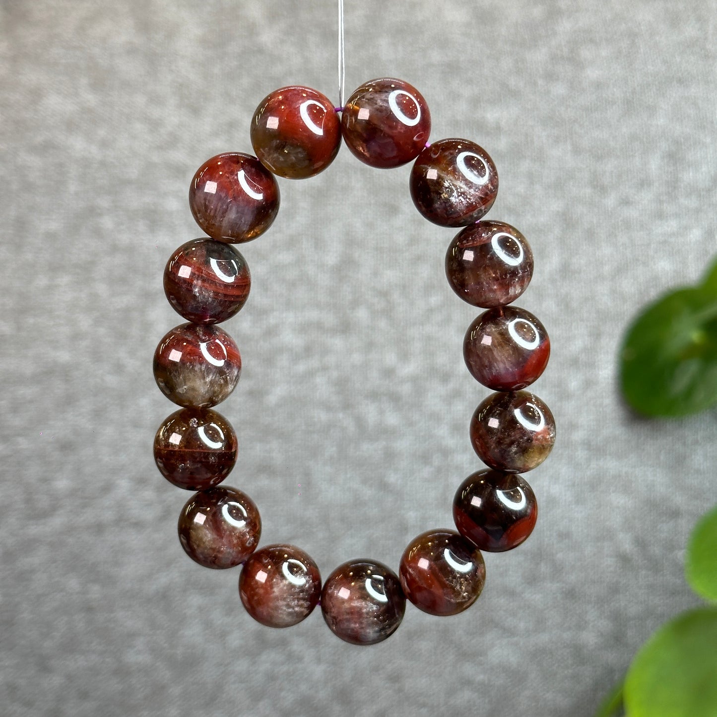 Natural Auralite 23 Bracelet Size 15 mm with Gem Review Certificate