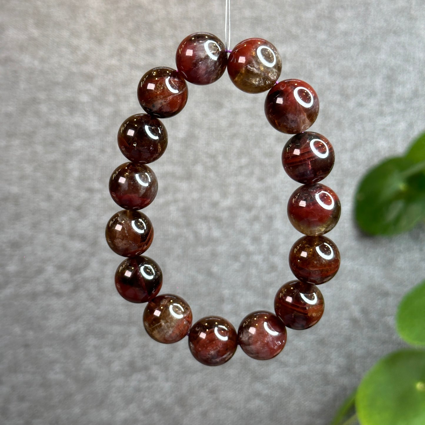 Natural Auralite 23 Bracelet Size 15 mm with Gem Review Certificate