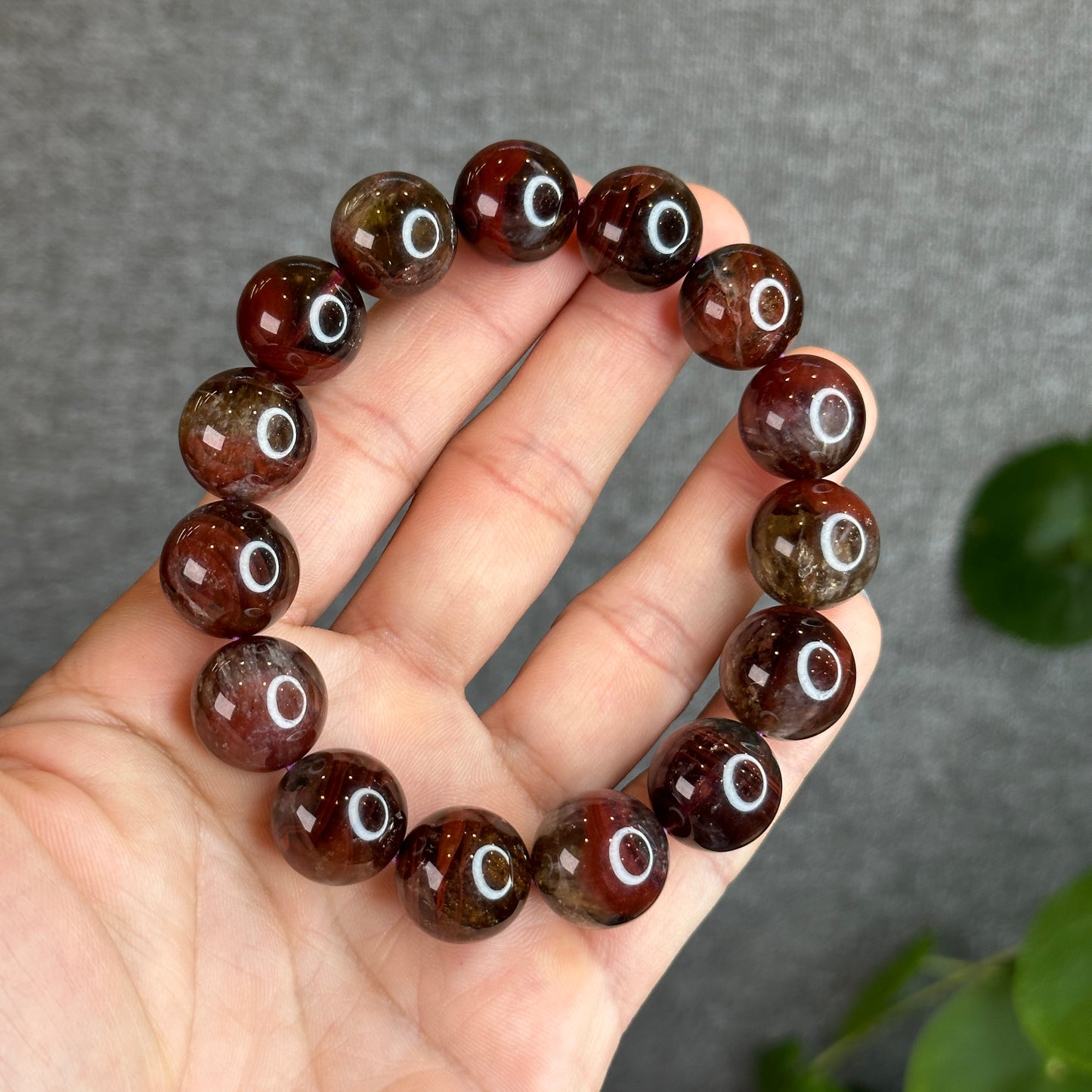 Natural Auralite 23 Bracelet Size 15 mm with Gem Review Certificate