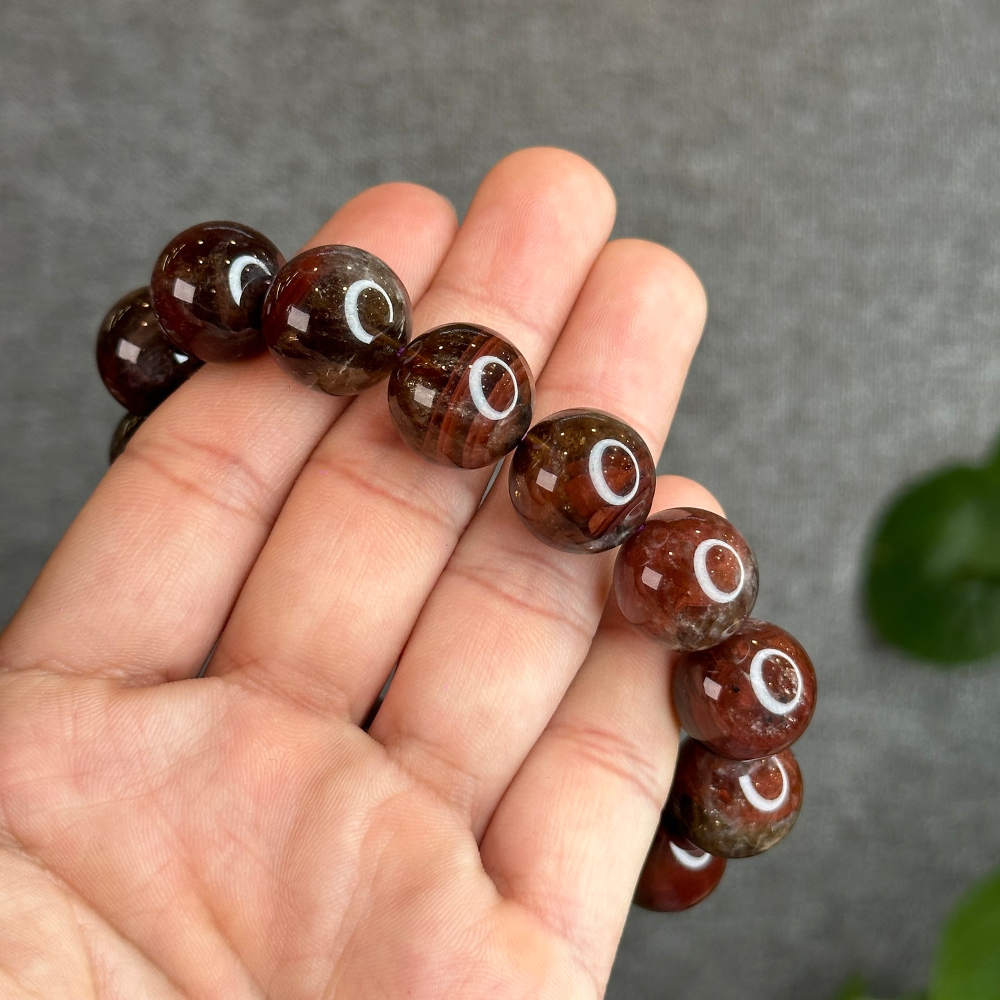 Natural Auralite 23 Bracelet Size 15 mm with Gem Review Certificate
