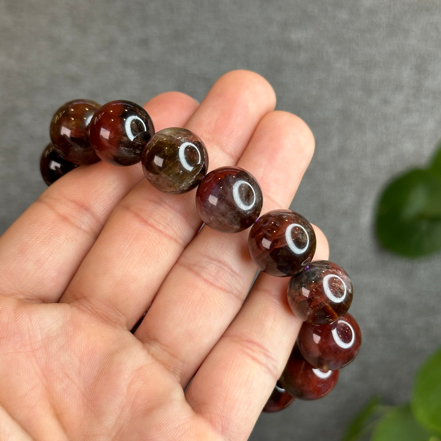 Natural Auralite 23 Bracelet Size 15 mm with Gem Review Certificate