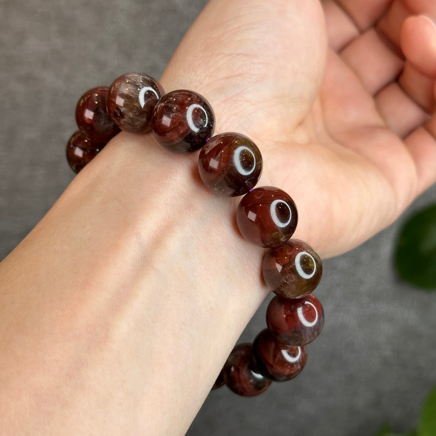 Natural Auralite 23 Bracelet Size 15 mm with Gem Review Certificate