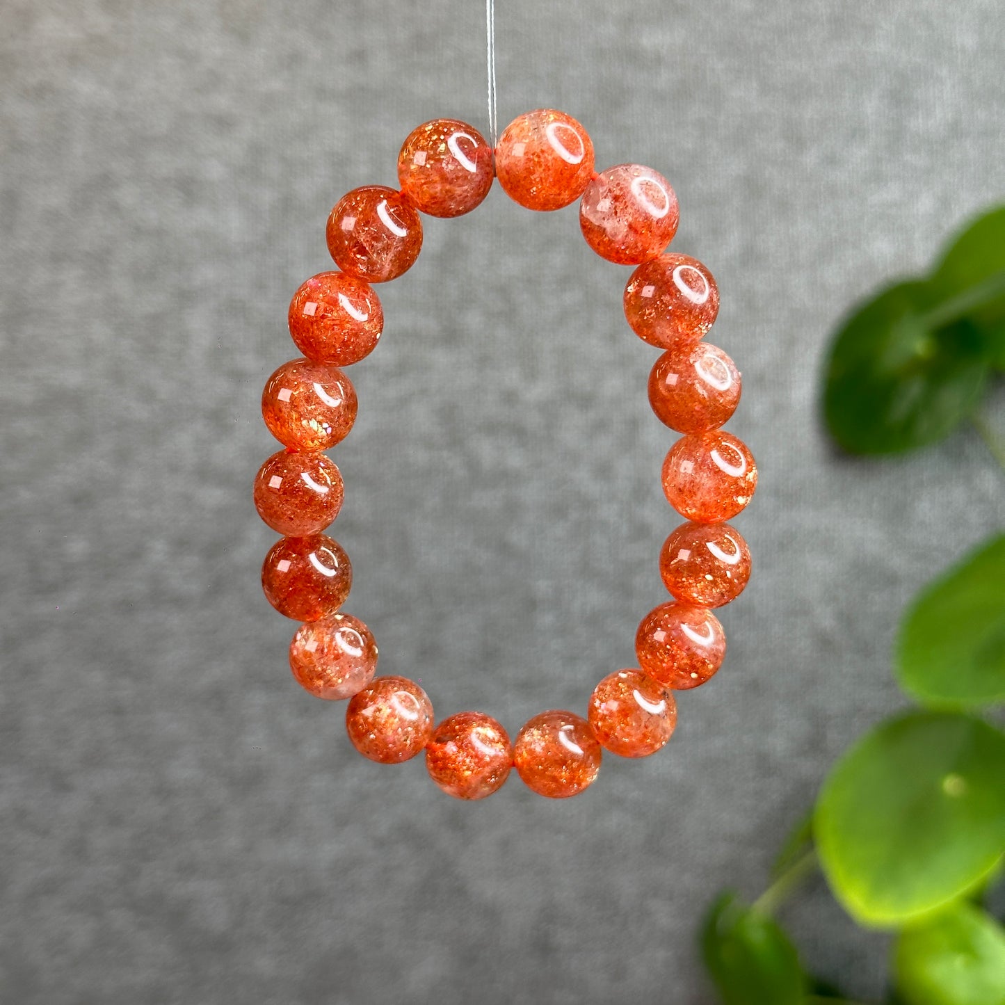 Natural Golden Sunstone Bracelet Size 11 mm