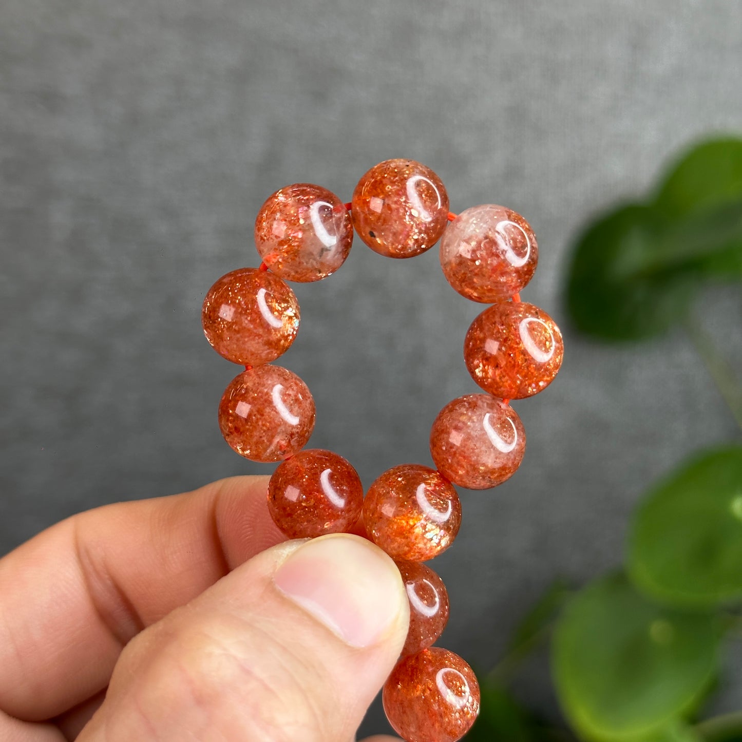 Natural Golden Sunstone Bracelet Size 11 mm