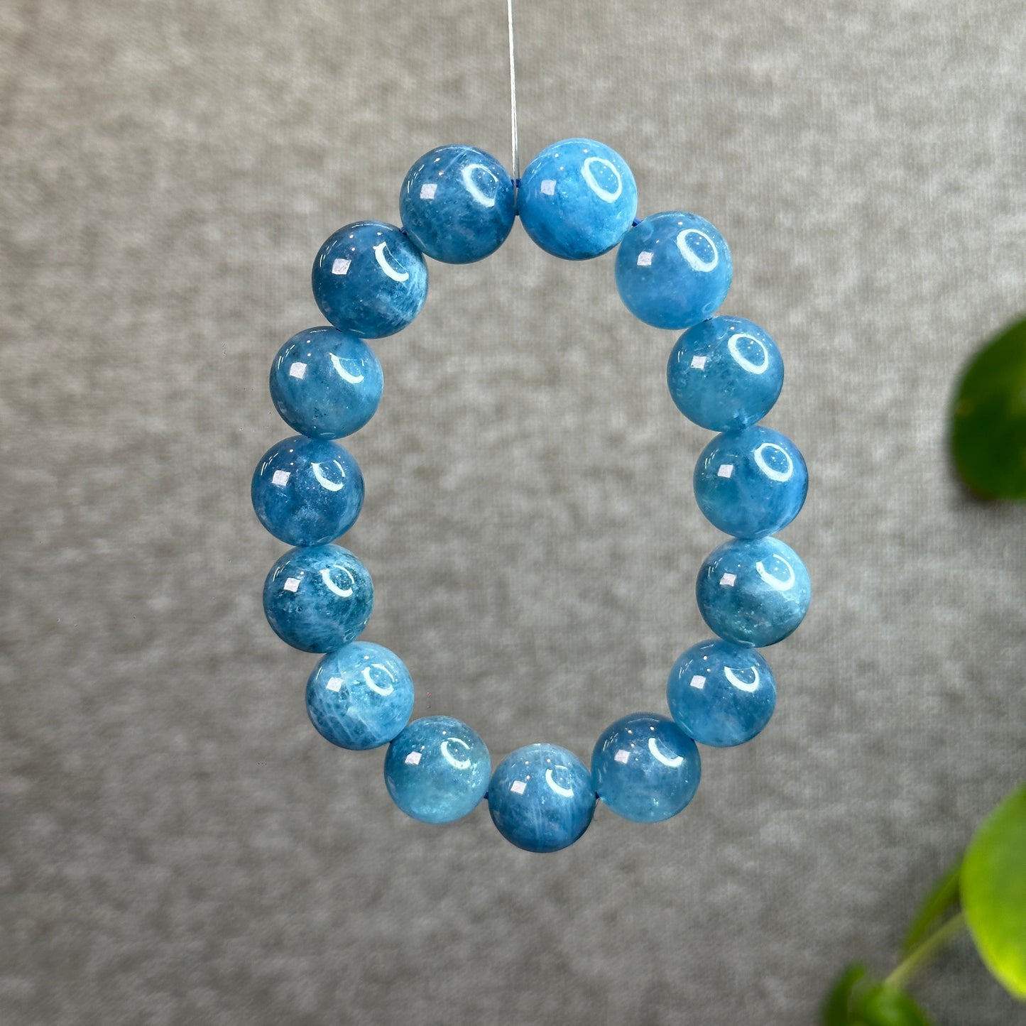 Natural Aquamarine Bracelet Size 14.5 mm