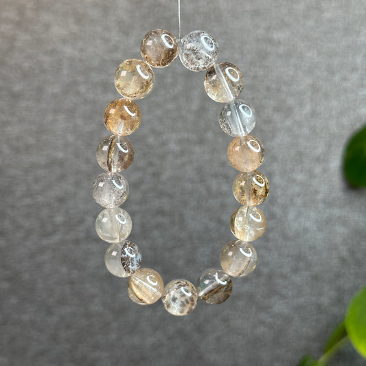Natural Dendritic Quartz Bracelet Size 12-12.5 mm