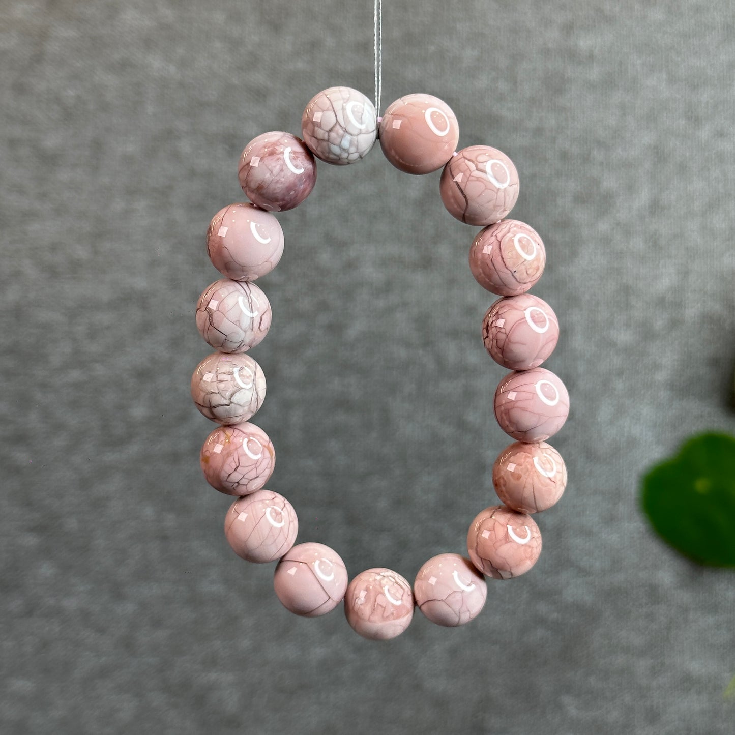 Natural Alashan Agate Bracelet Size 12-12.5 mm