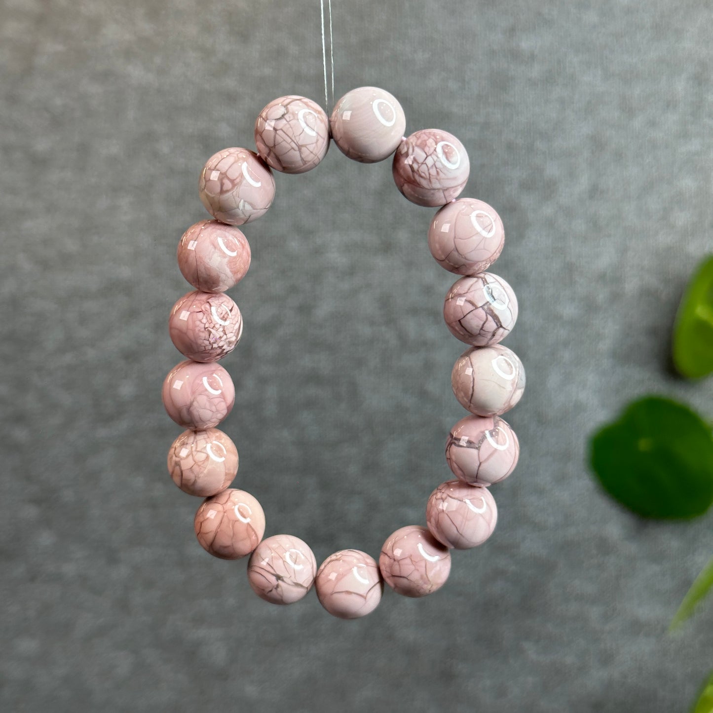 Natural Alashan Agate Bracelet Size 12-12.5 mm