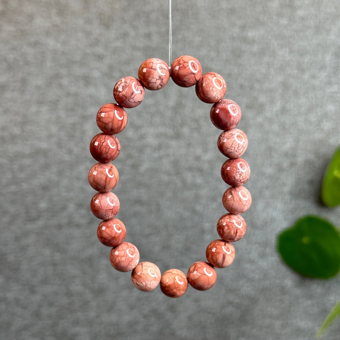 Natural Alashan Agate Bracelet Size 10.5 mm