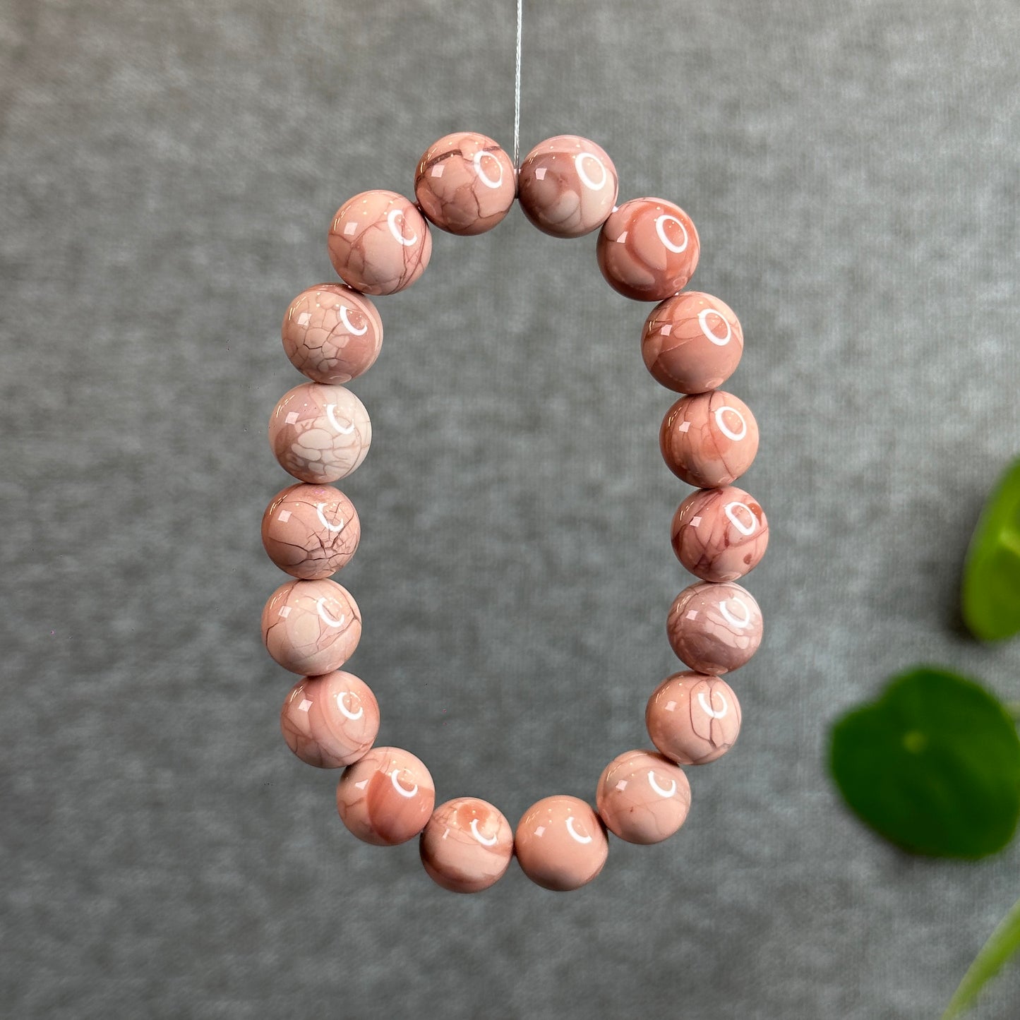 Natural Alashan Agate Bracelet Size 12 mm