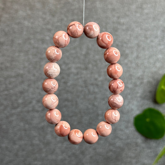 Natural Alashan Agate Bracelet Size 12 mm