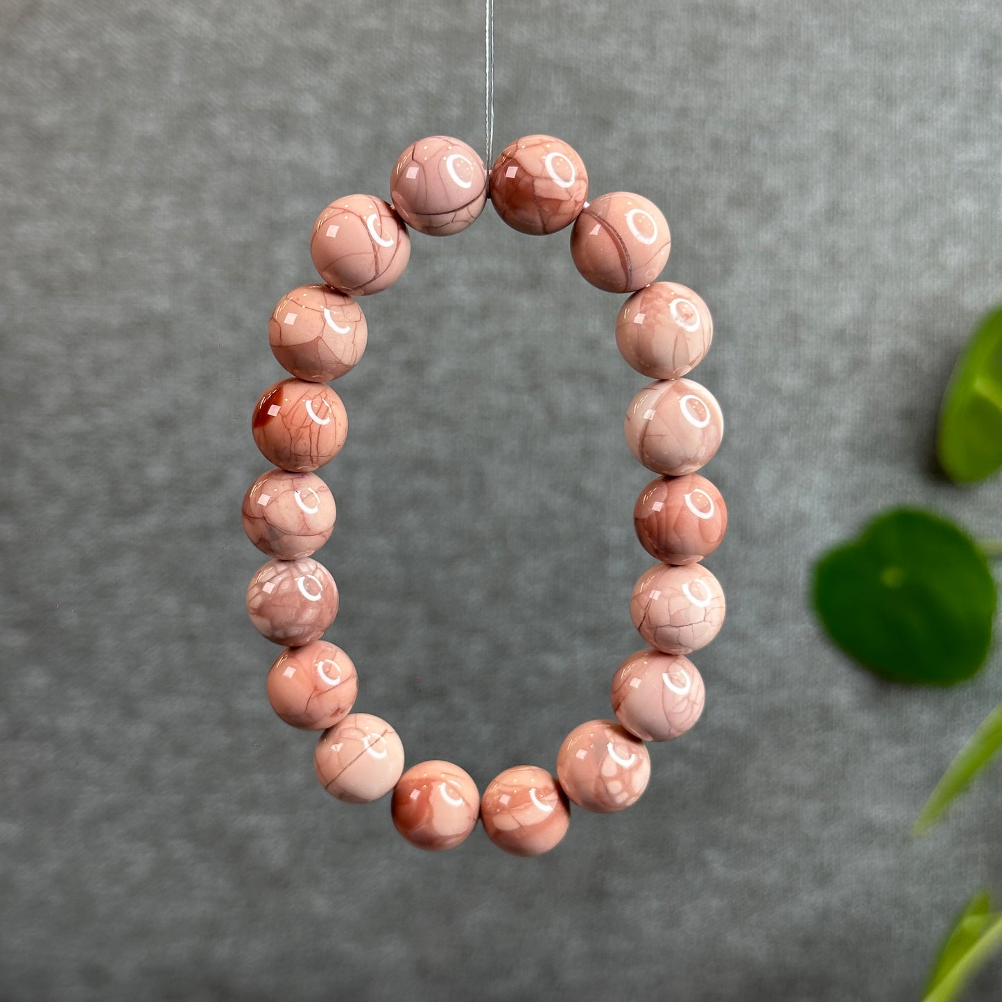 Natural Alashan Agate Bracelet Size 12 mm