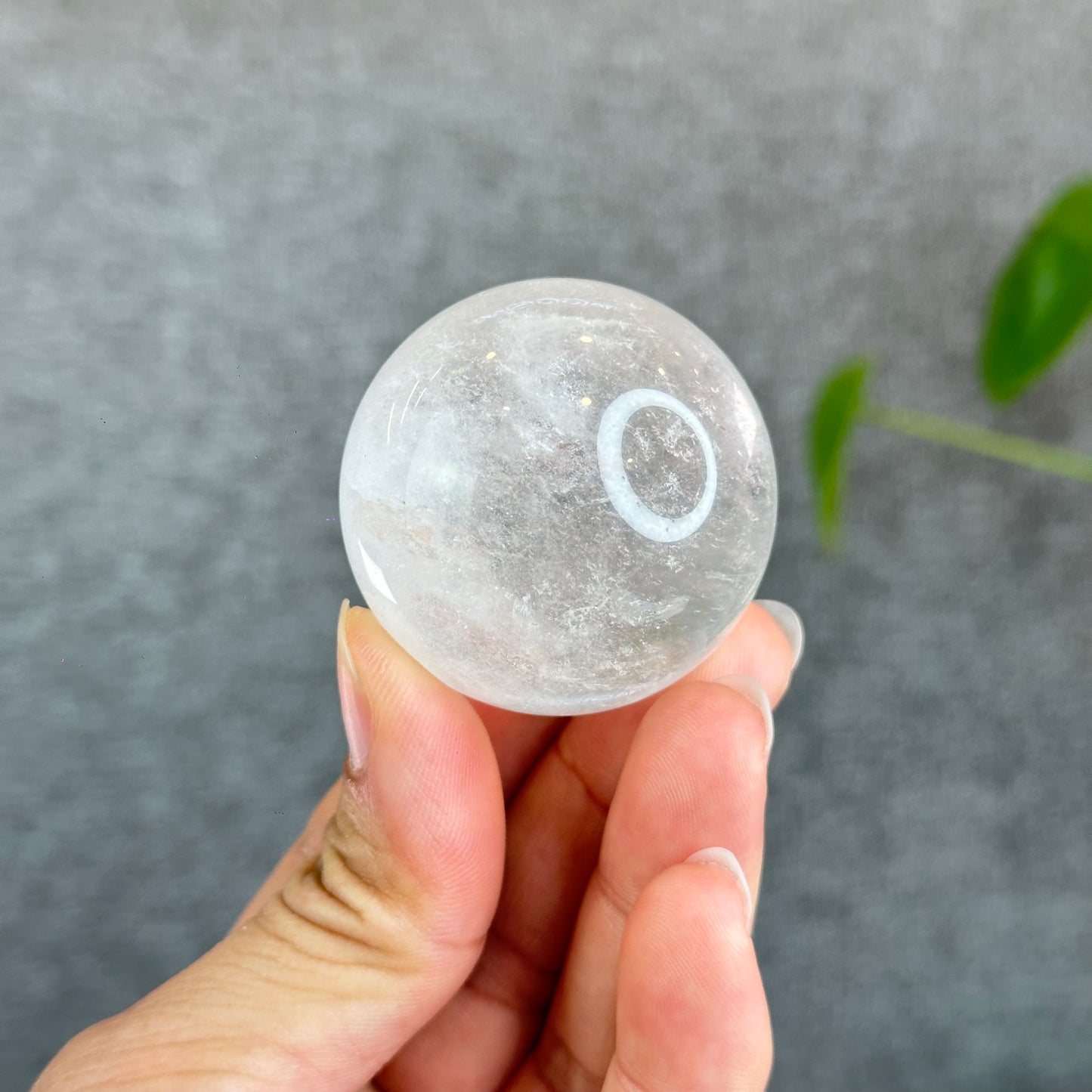 Natural Clear Quartz Sphere 42 mm