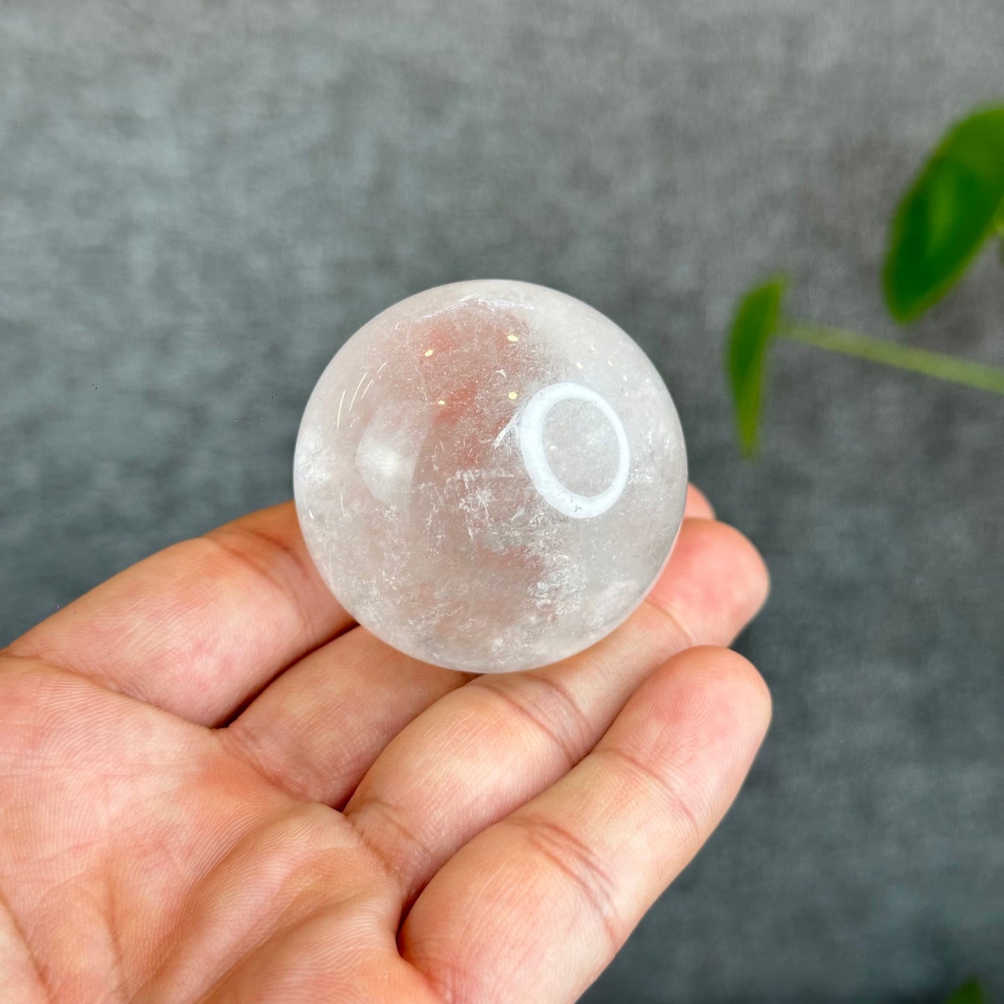Natural Clear Quartz Sphere 42 mm