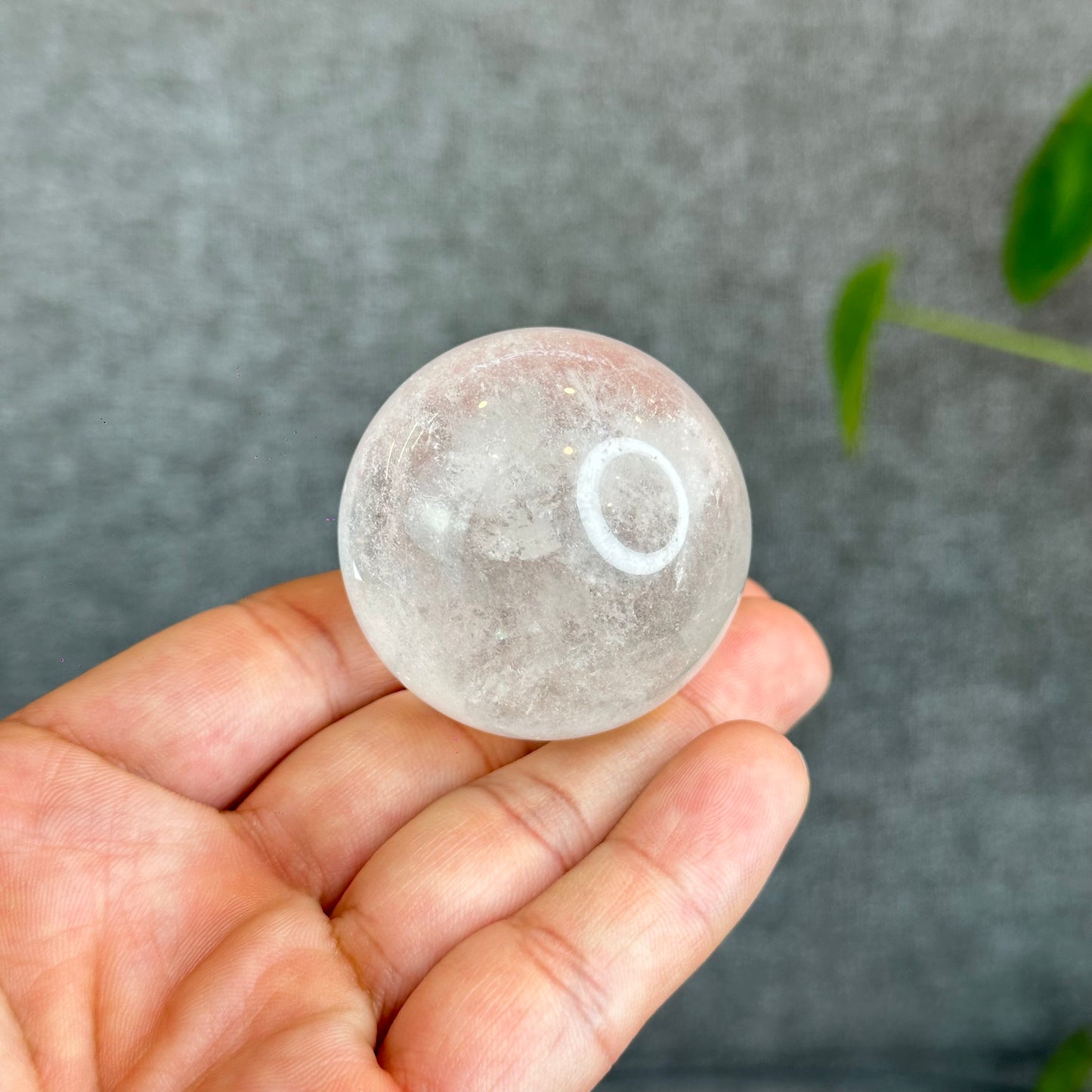 Natural Clear Quartz Sphere 42 mm