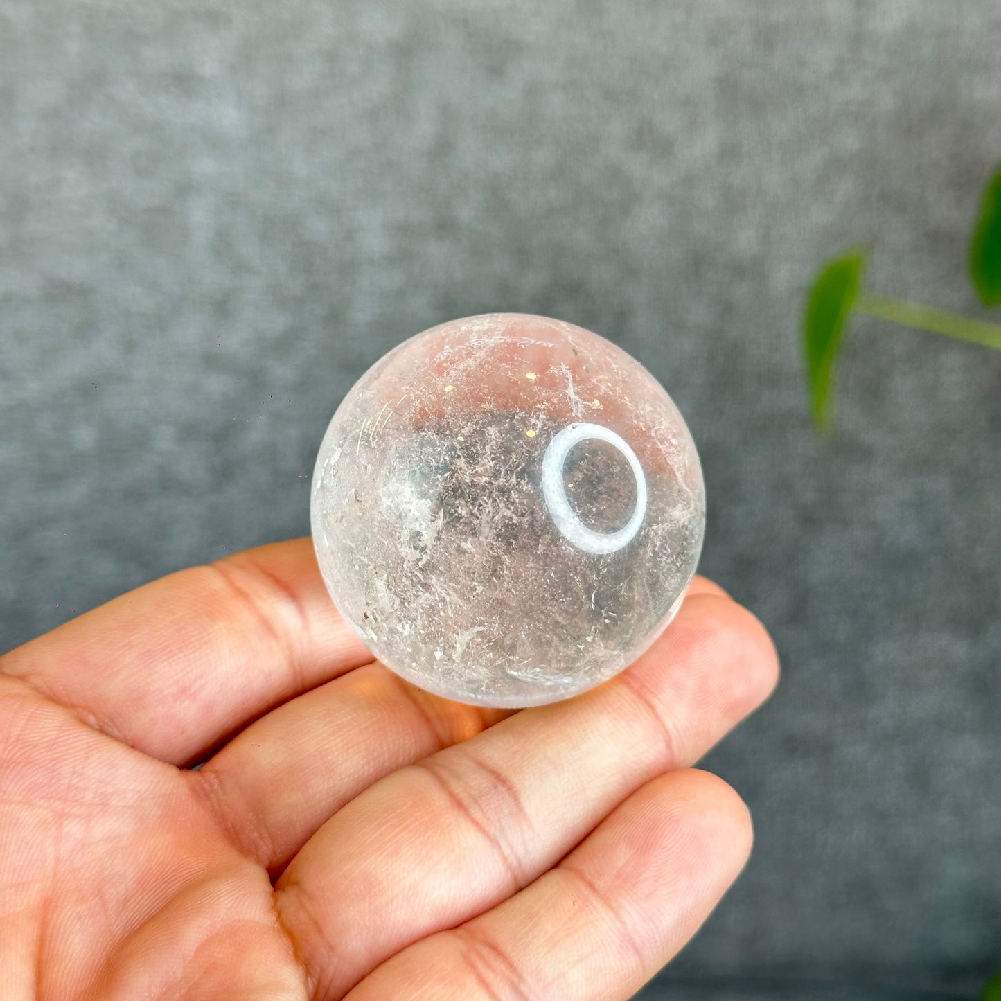 Natural Clear Quartz Sphere 42 mm