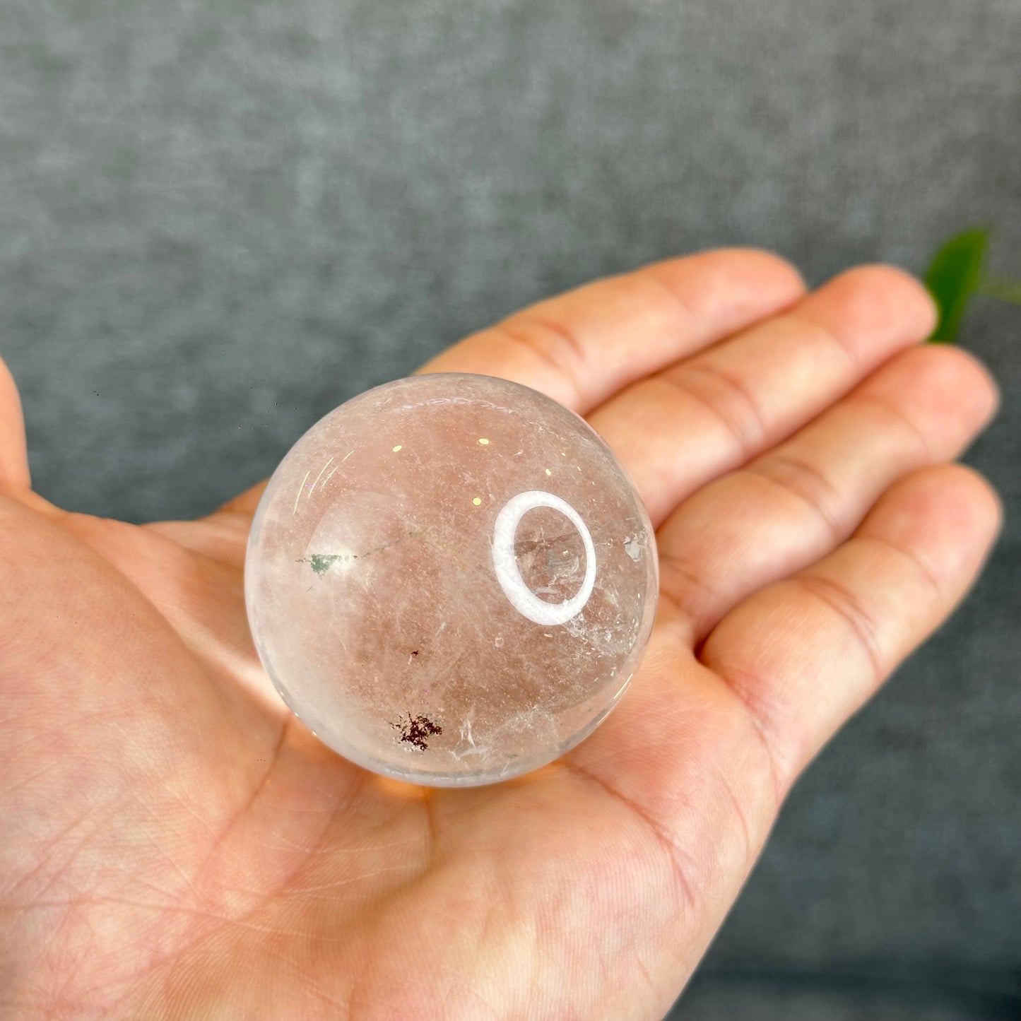 Natural Clear Quartz Sphere 42 mm