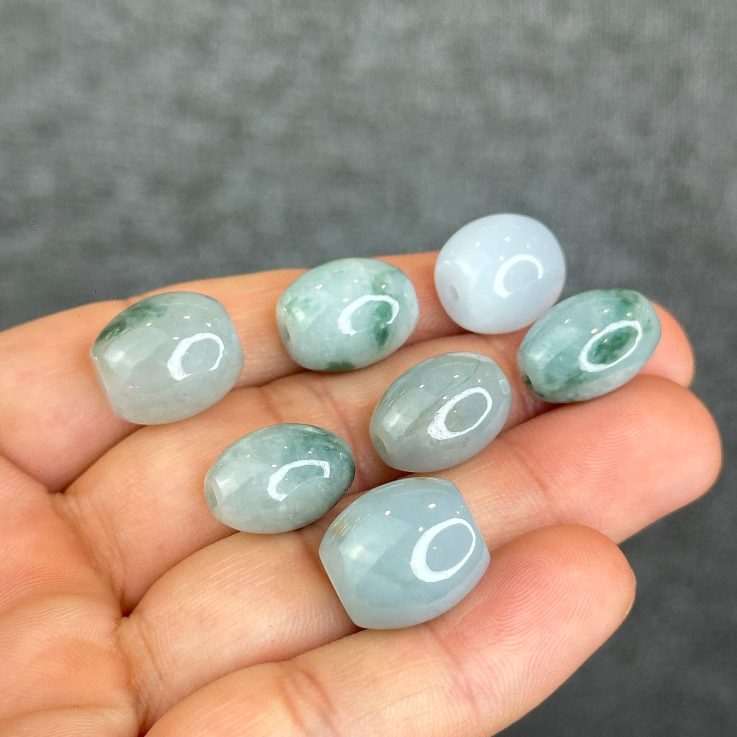 Natural Jadeite Jade Lu Thong Charm