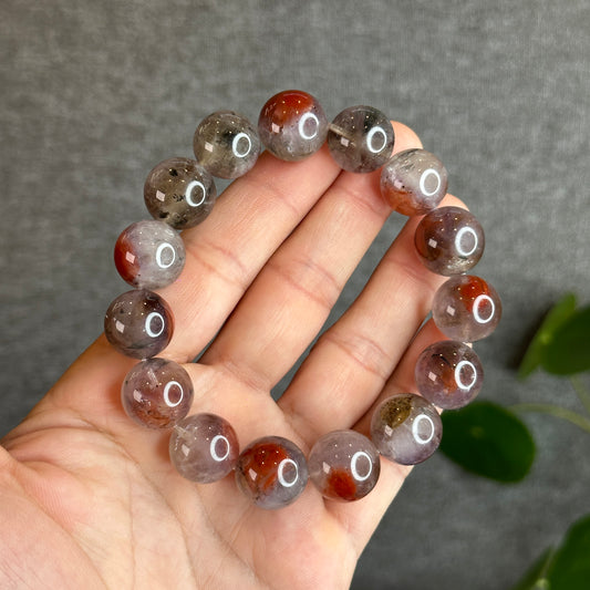 Natural Auralite 23 Bracelet Size 15.5 mm with Gem Review Certificate