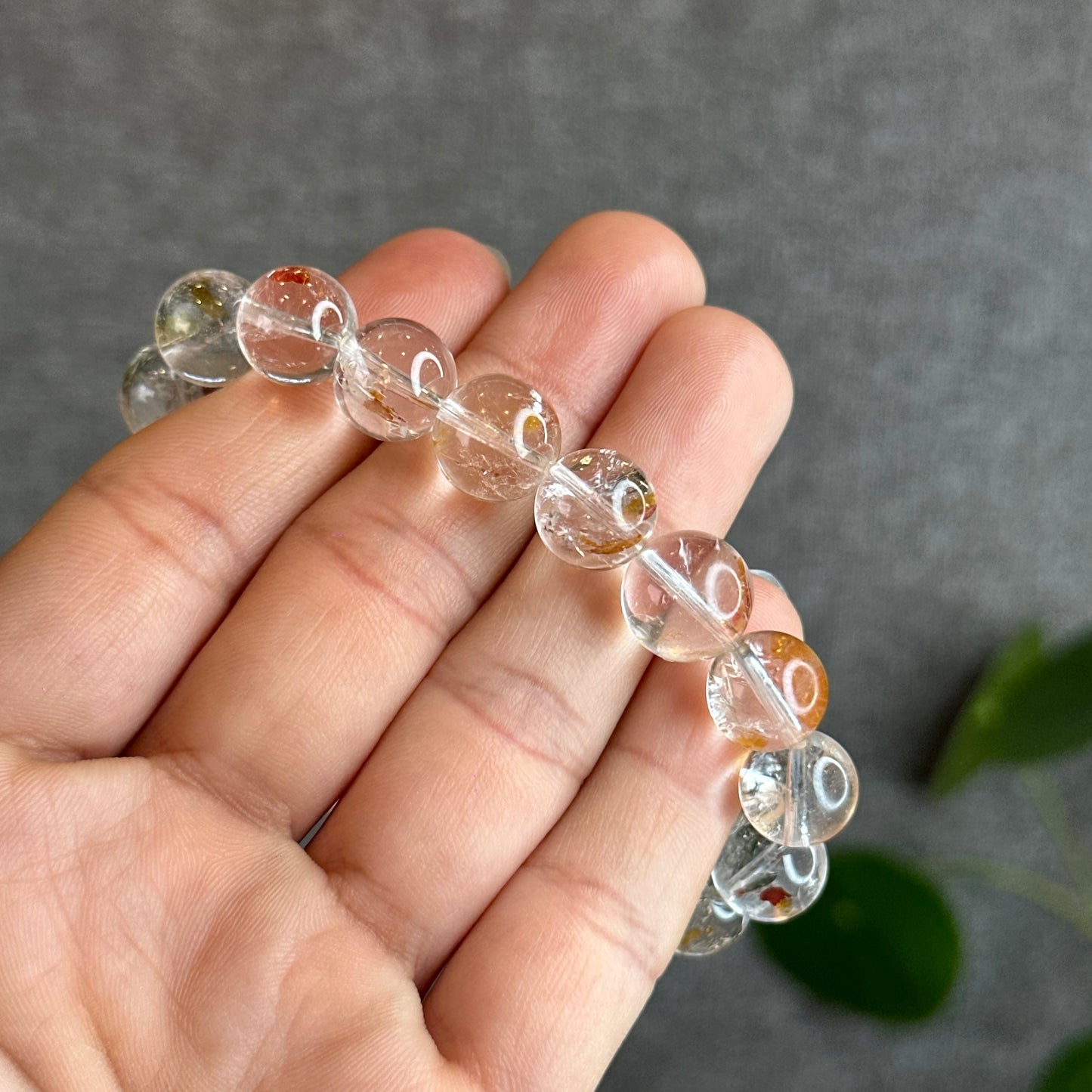 Natural Koi Fish Quartz Bracelet Size 11 mm