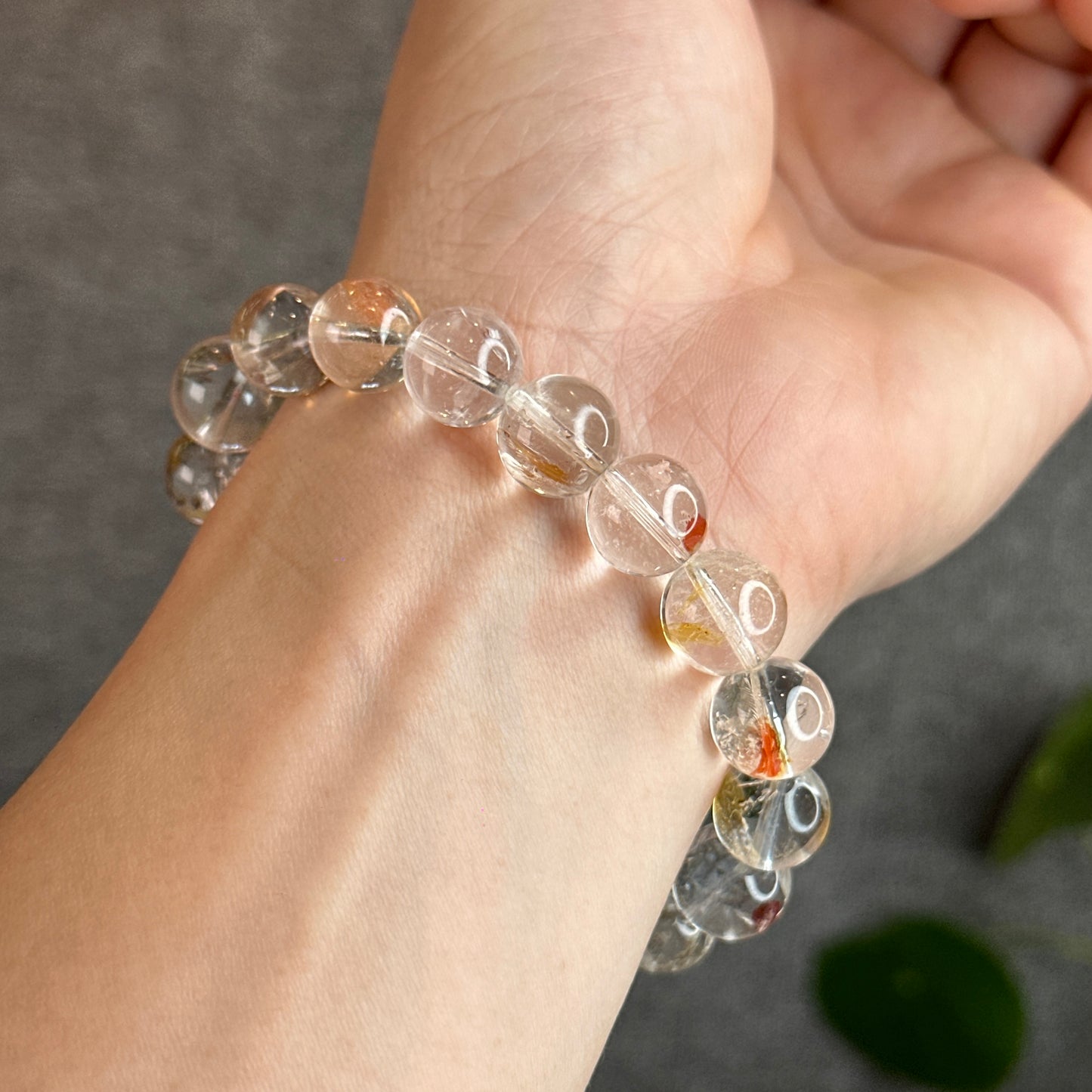 Natural Koi Fish Quartz Bracelet Size 11 mm