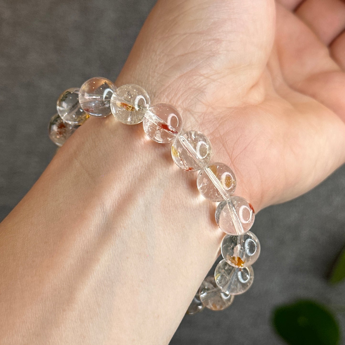 Natural Koi Fish Quartz Bracelet Size 11 mm