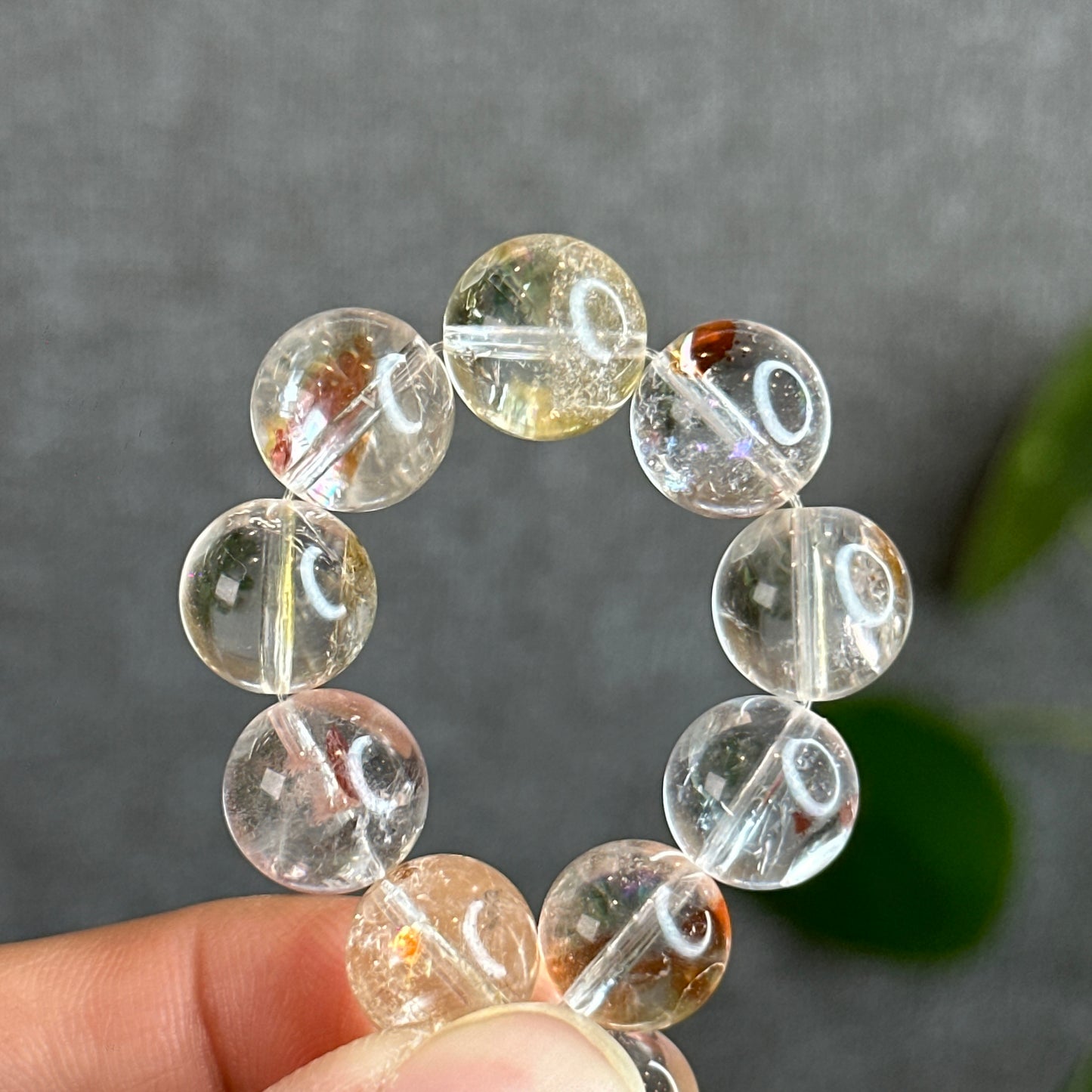 Natural Koi Fish Quartz Bracelet Size 11 mm