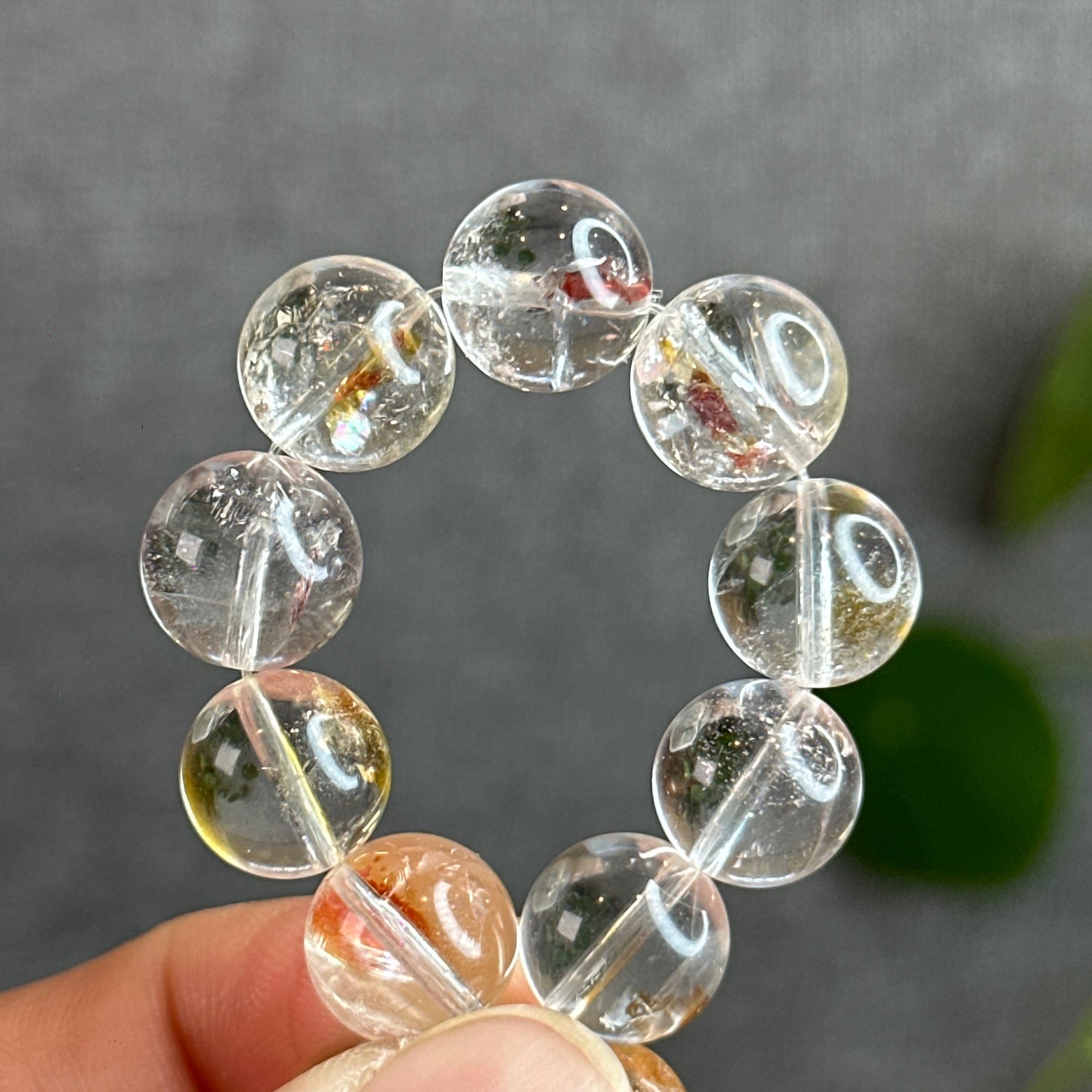 Natural Koi Fish Quartz Bracelet Size 11 mm