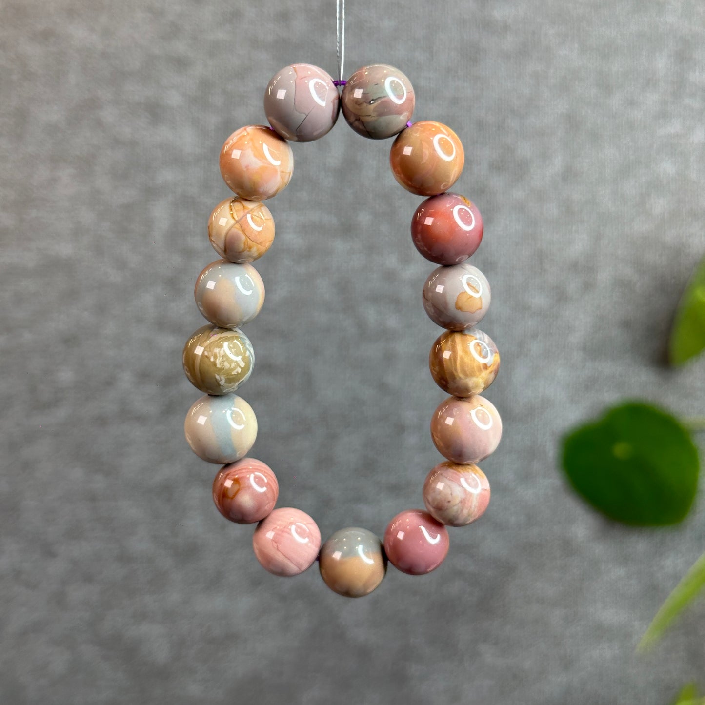 Natural Alashan Agate Bracelet Size 11 mm