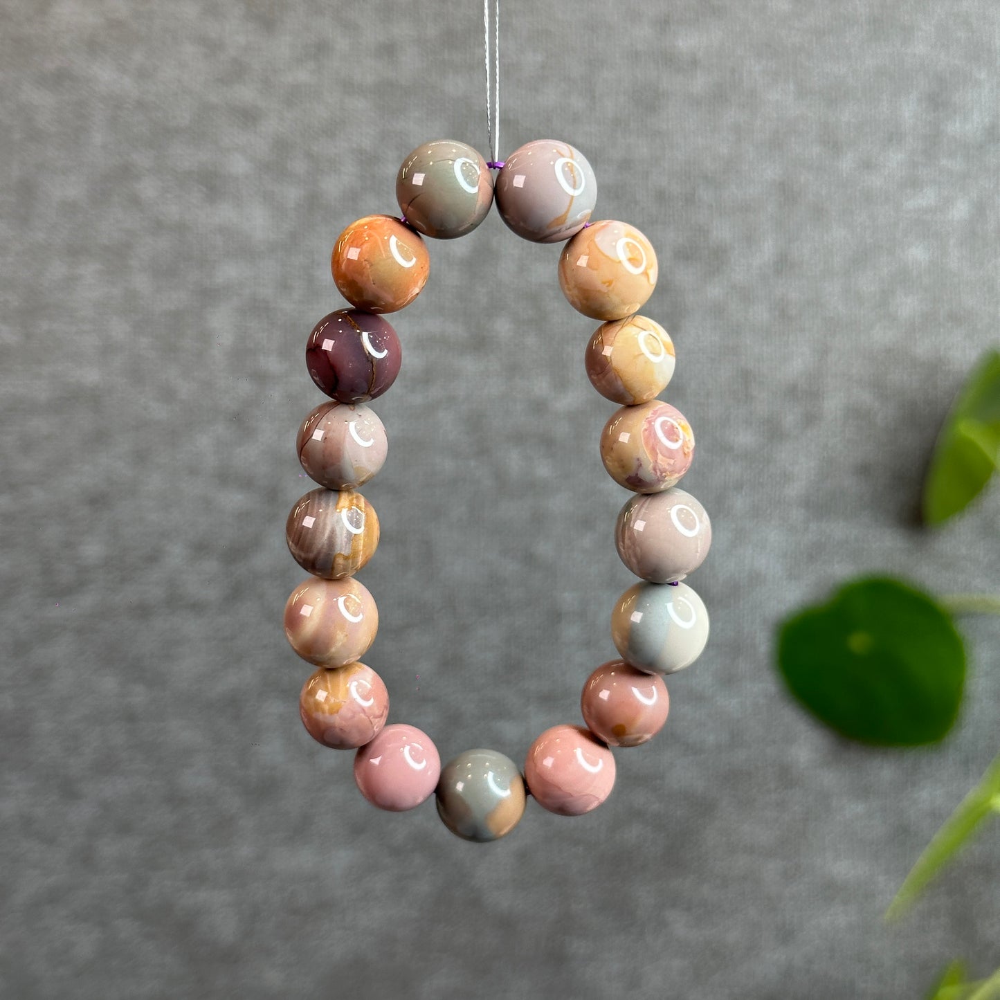 Natural Alashan Agate Bracelet Size 11 mm