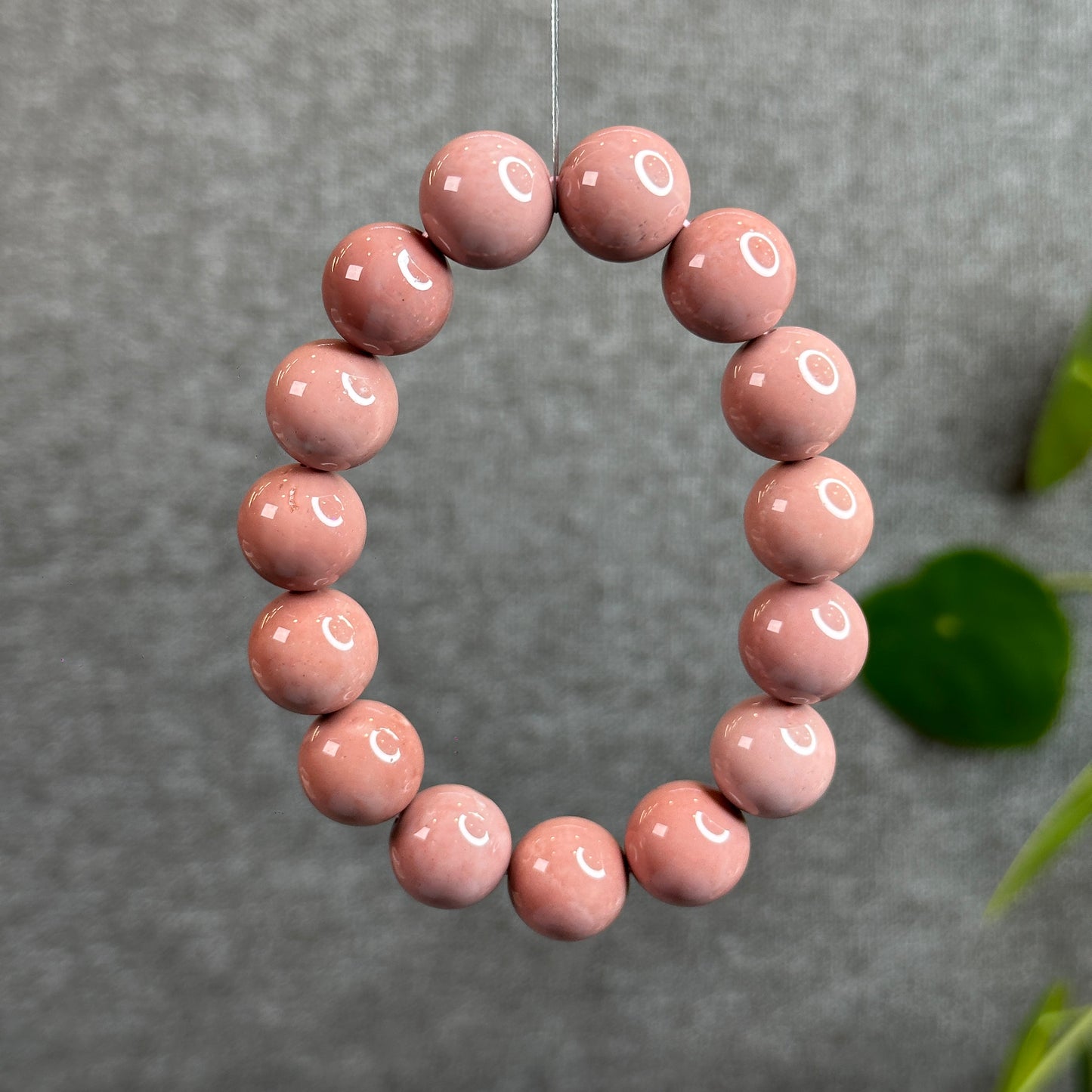 Natural Pink Alashan Agate Size 14 mm