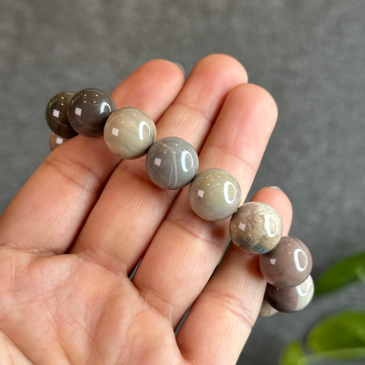 Natural Alashan Agate Bracelet Size 13.5-14 m