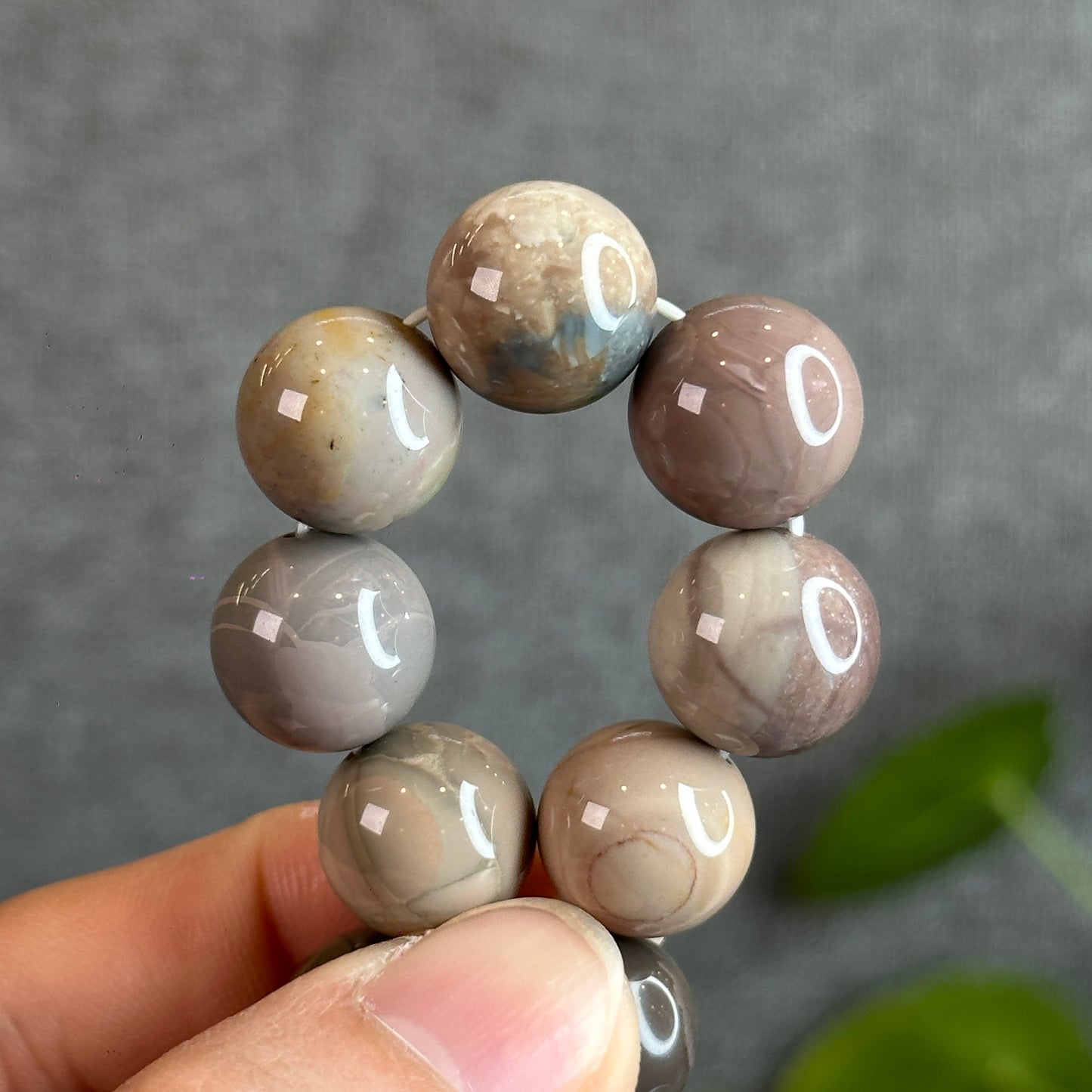 Natural Alashan Agate Bracelet Size 13.5-14 m