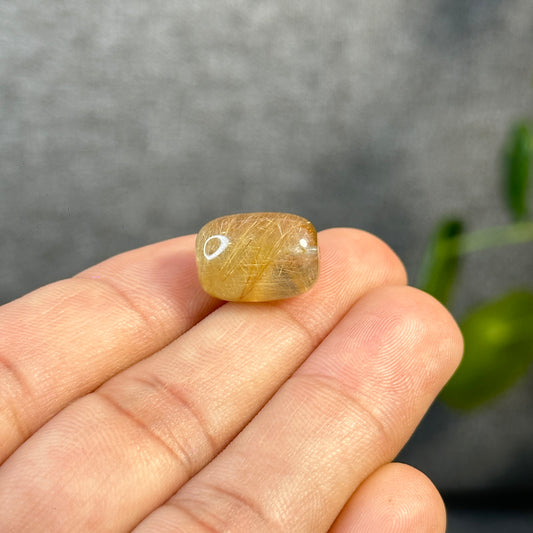 Lu Thong Natural Golden Rutilated Quartz Charm