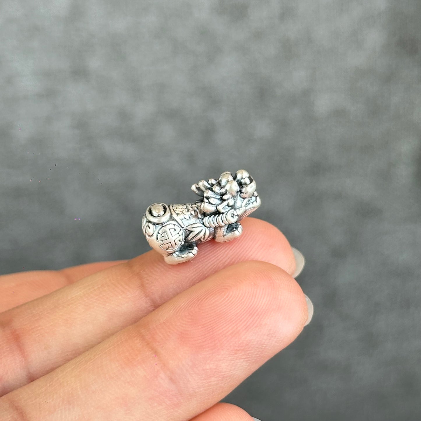 Pixiu Silver Charm Large