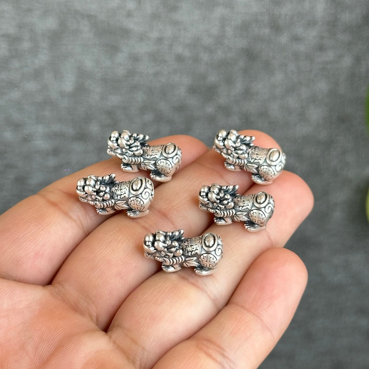 Pixiu Silver Charm Large