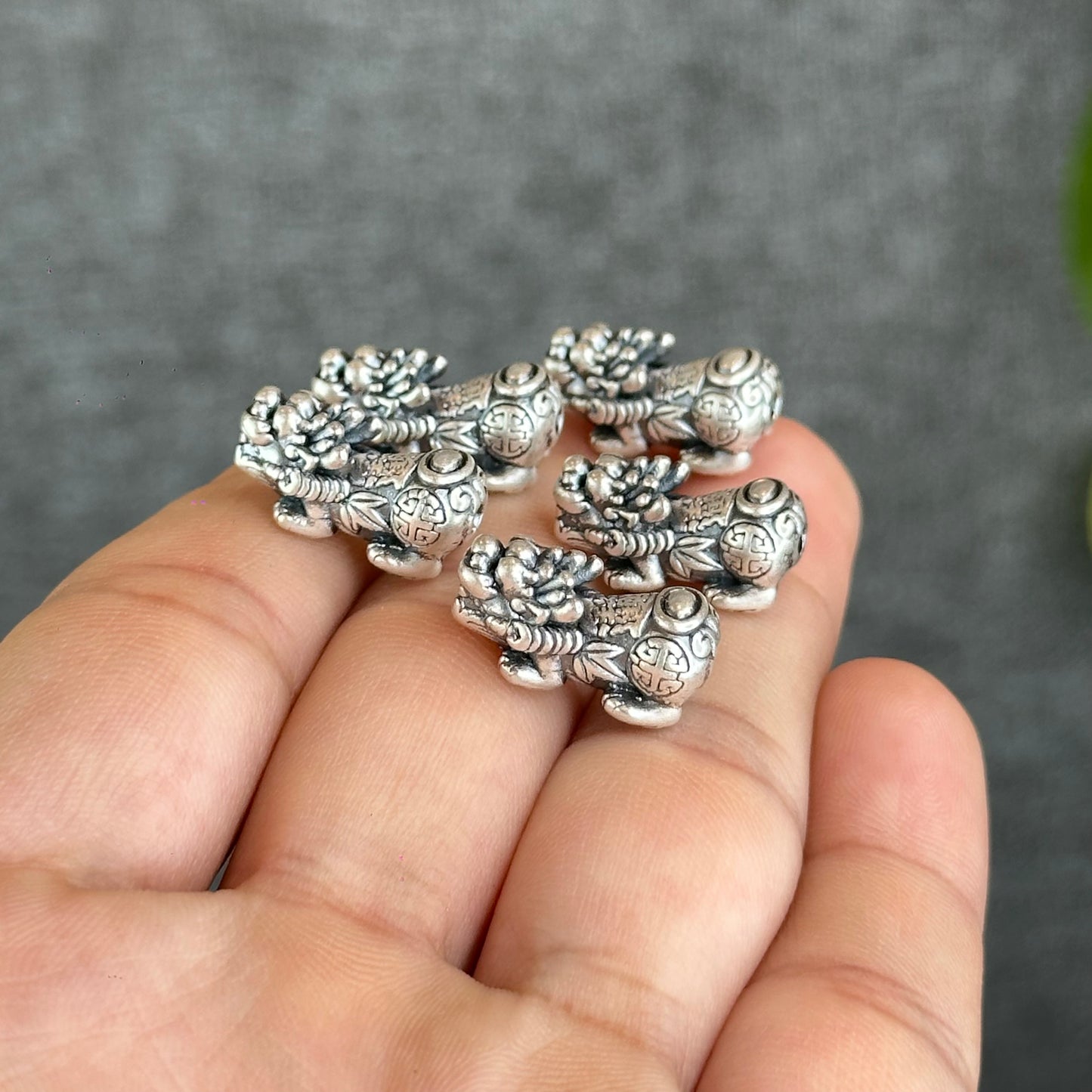 Pixiu Silver Charm Large