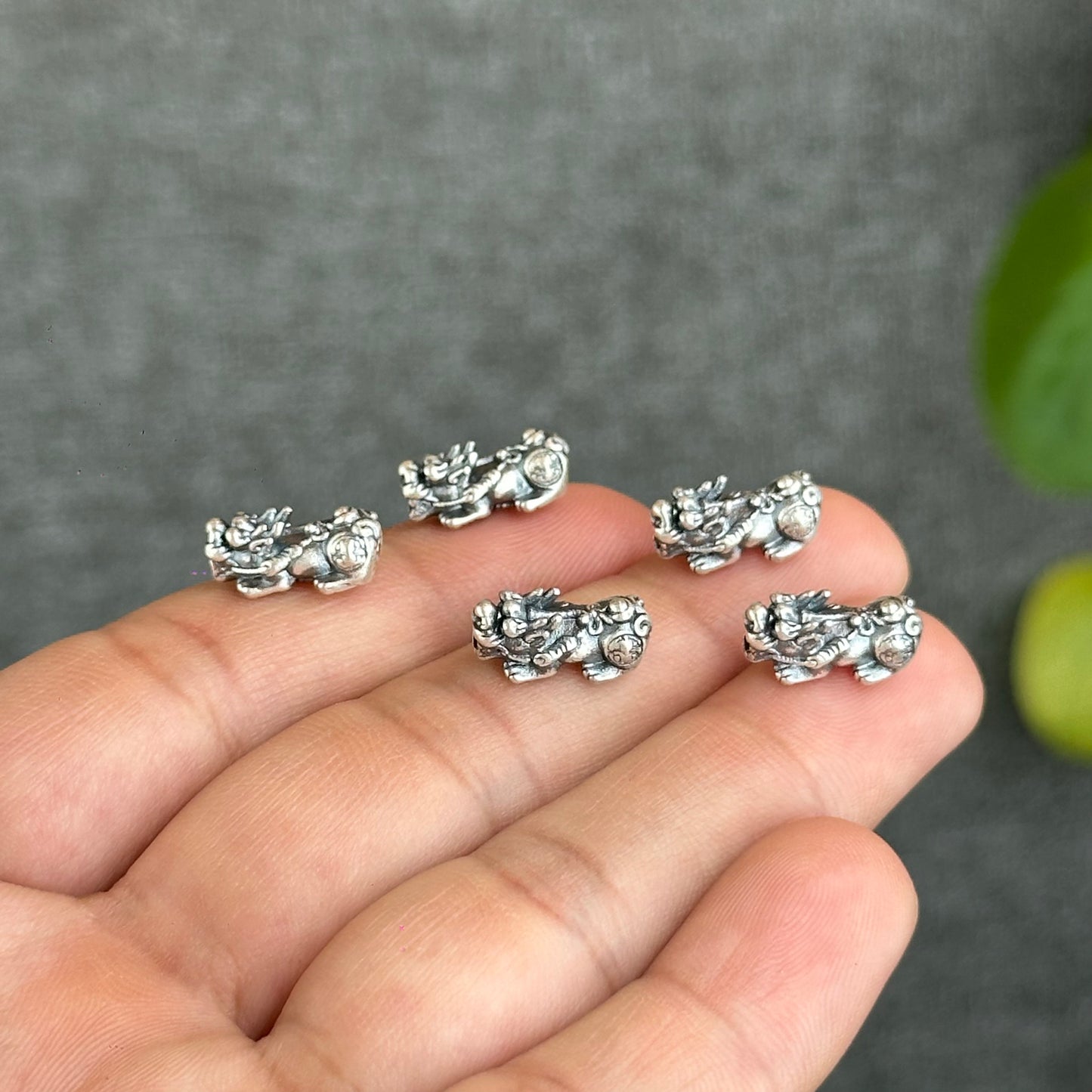 Pixiu Silver Charm Small